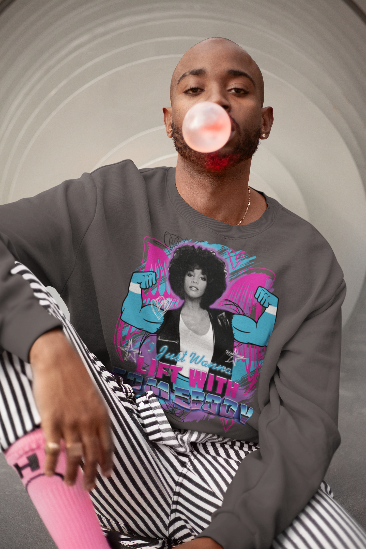 I Wanna Lift With Somebody - Premium Crewneck