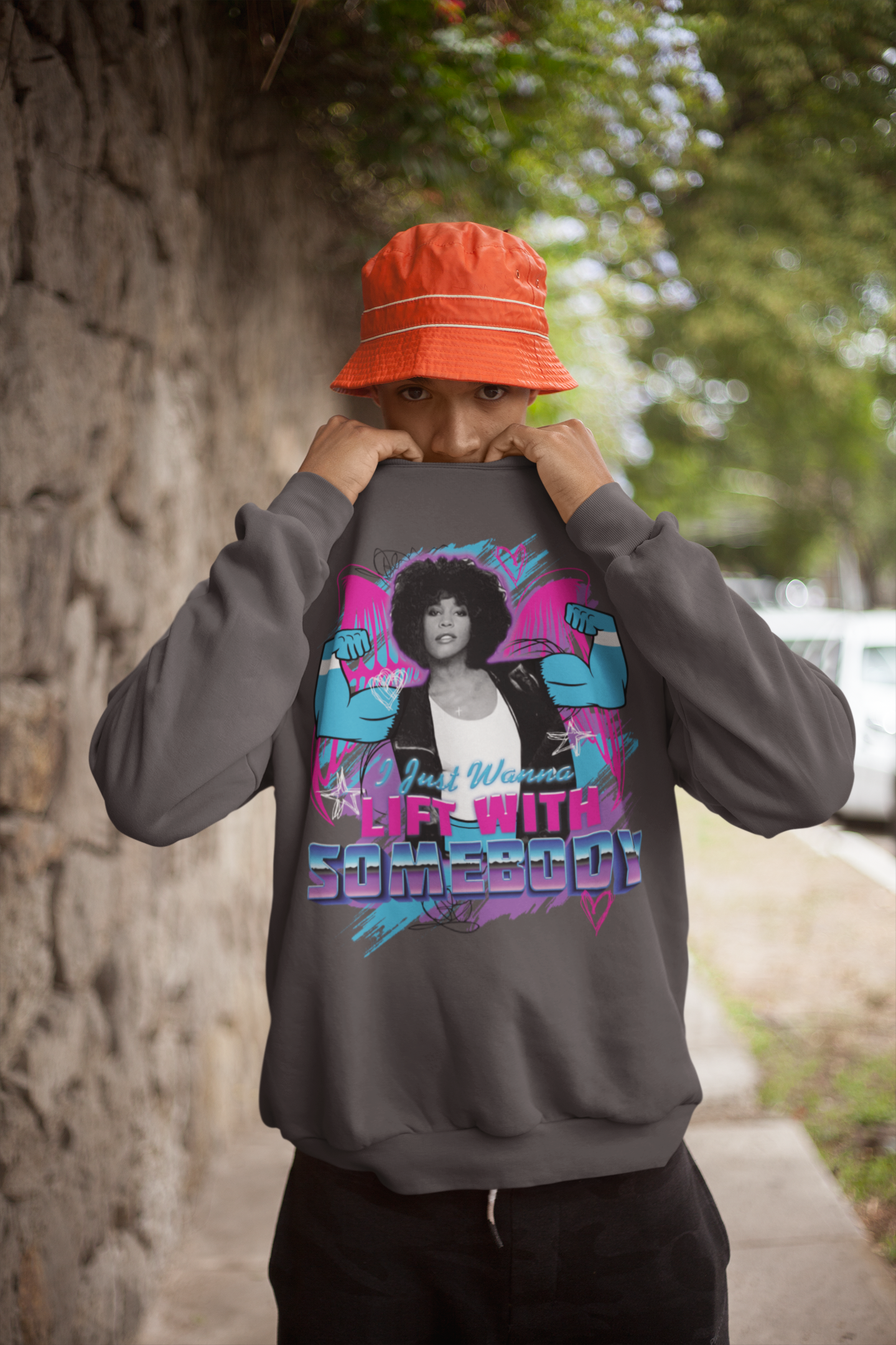 I Wanna Lift With Somebody - Premium Crewneck