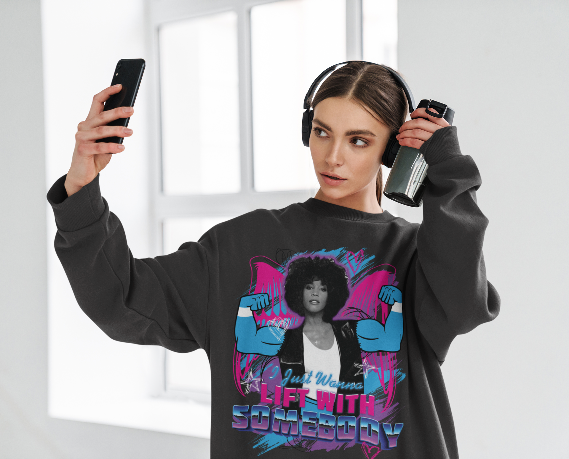 I Wanna Lift With Somebody - Premium Crewneck