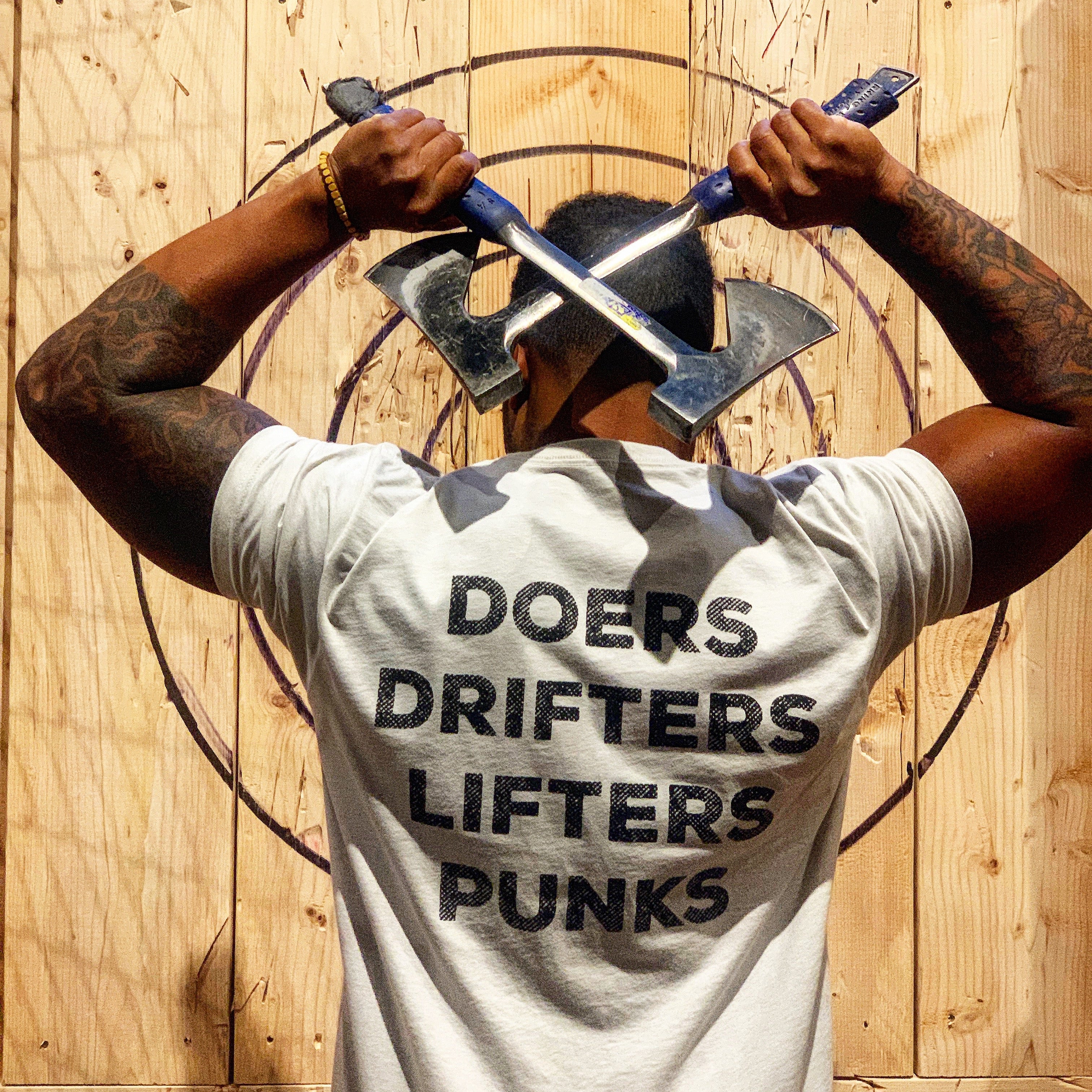 "Doers Drifters Lifters Punks" - Unisex Tee