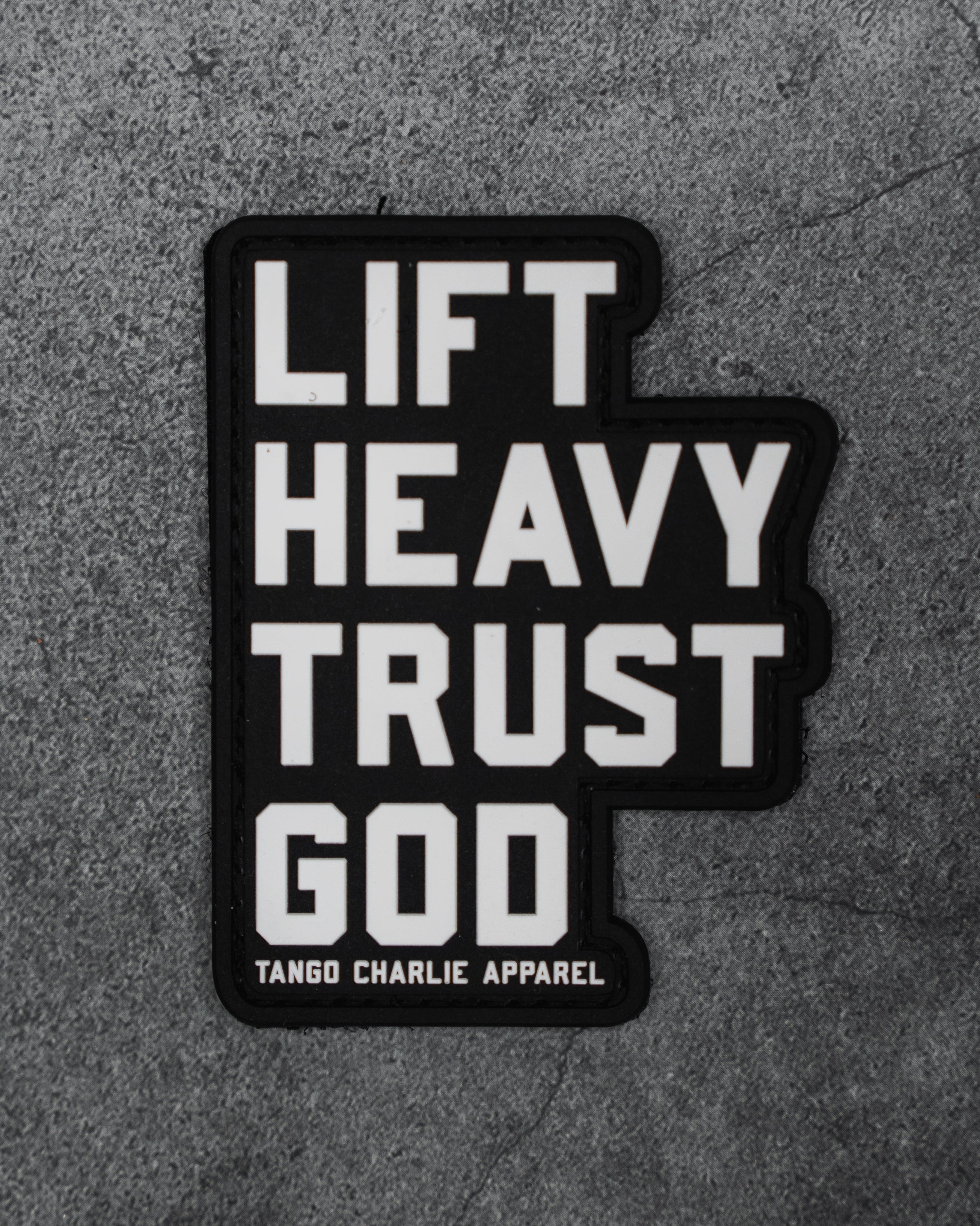 Lift Heavy. Trust God. - Patch