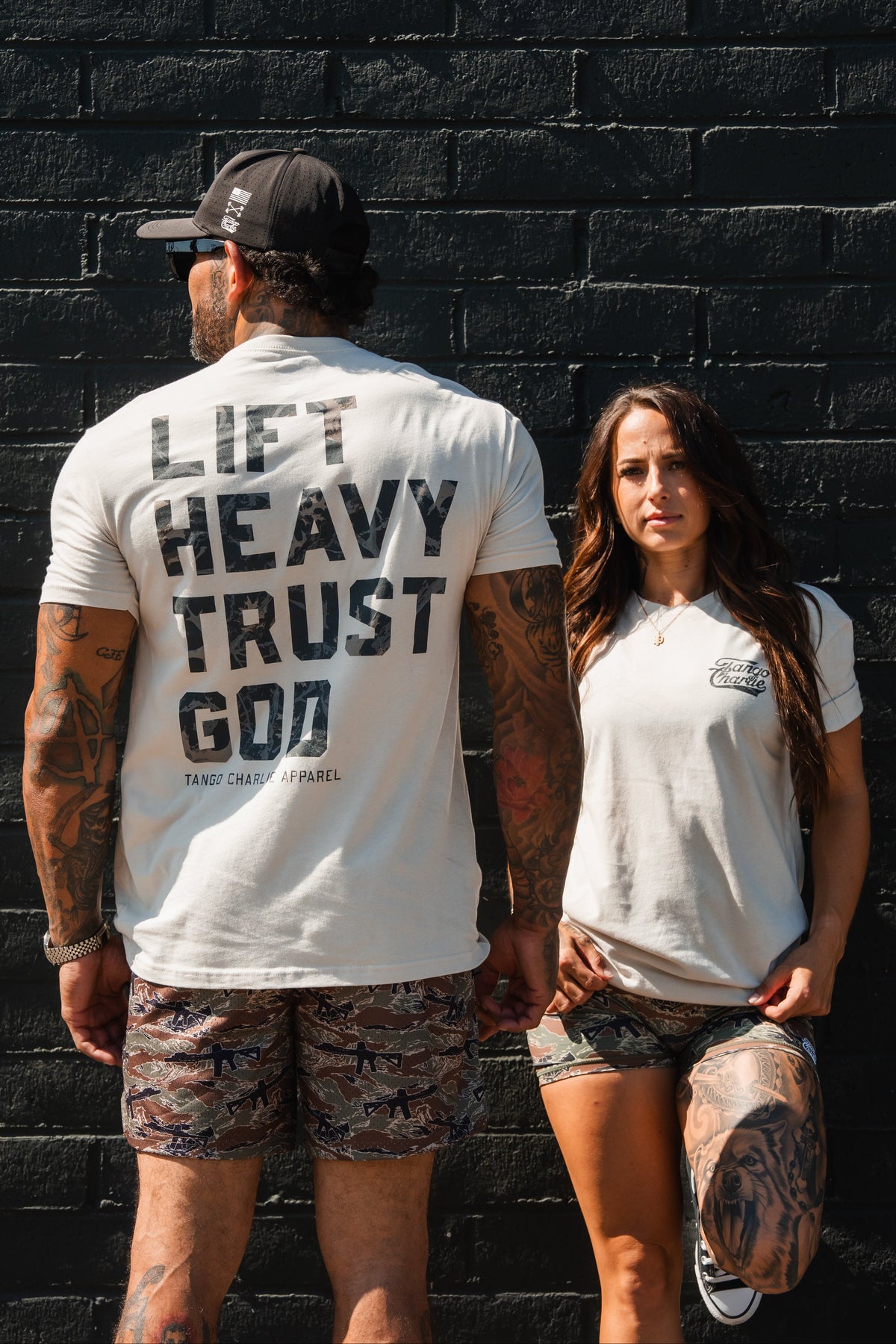Lift Heavy. Trust God. - Tee