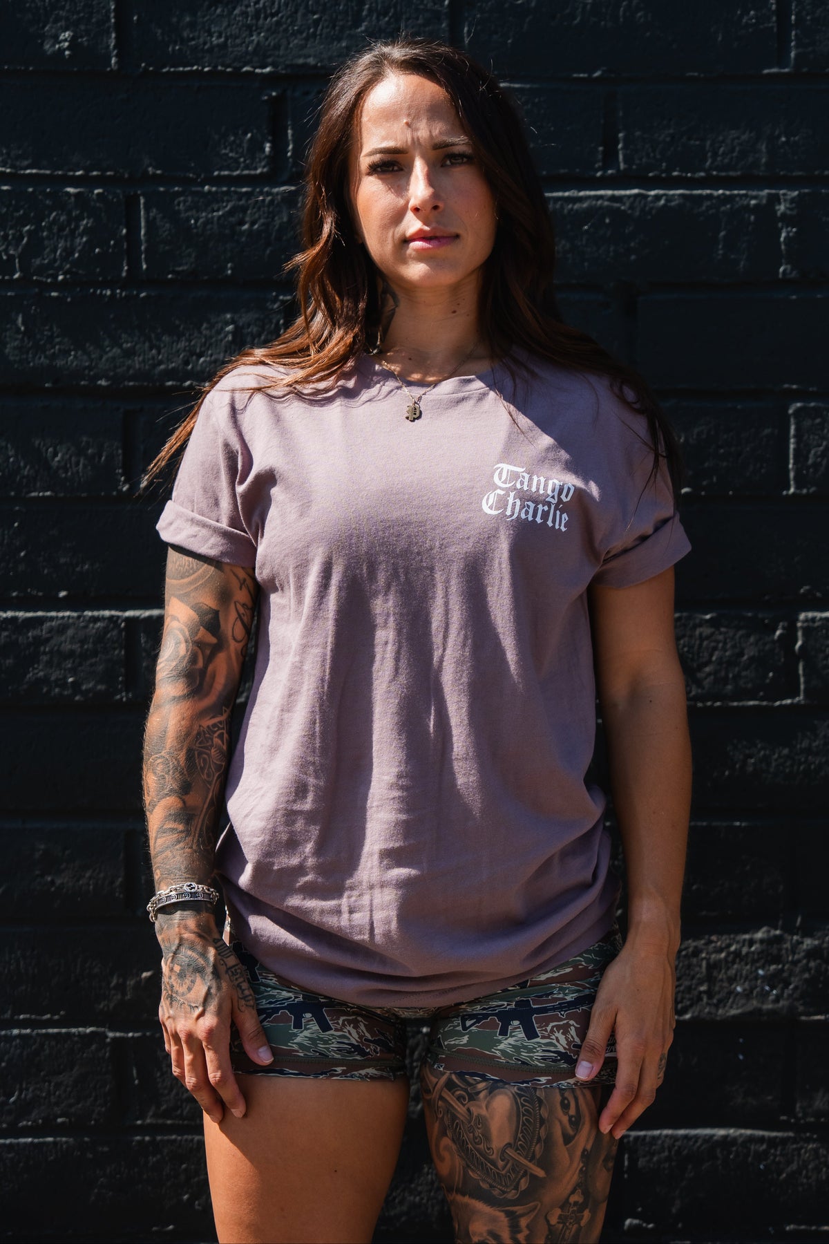 Lift Heavy. Praise Hard. Shiitake Tee