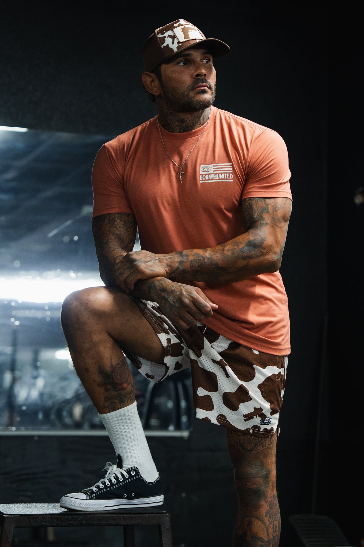 Men's Mesh Lifestyle Shorts | 5.5"- Moo Moo Pew