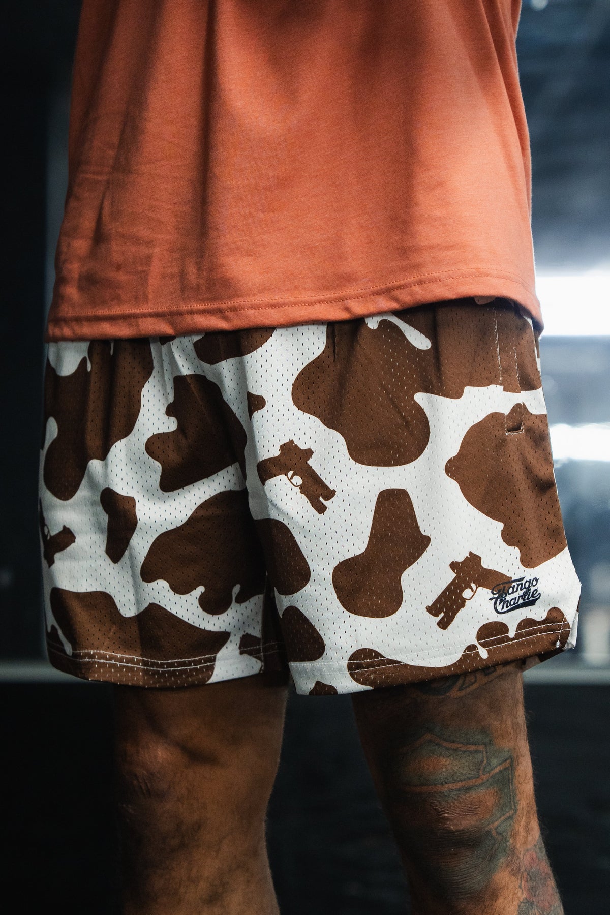 Men's Mesh Lifestyle Shorts | 5.5"- Moo Moo Pew