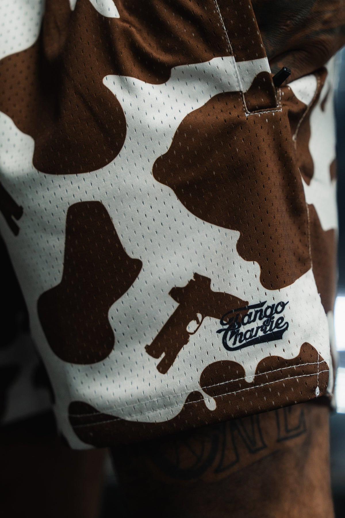 Men's Mesh Lifestyle Shorts | 5.5"- Moo Moo Pew