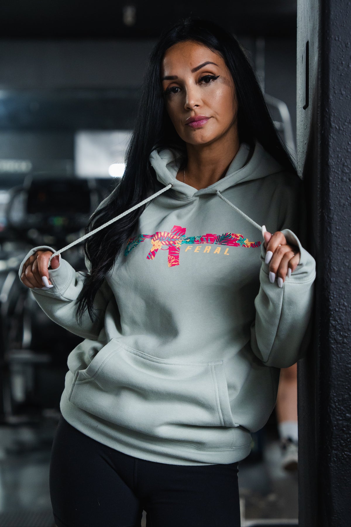 Feral - Premium Dusty Sage Hoodie