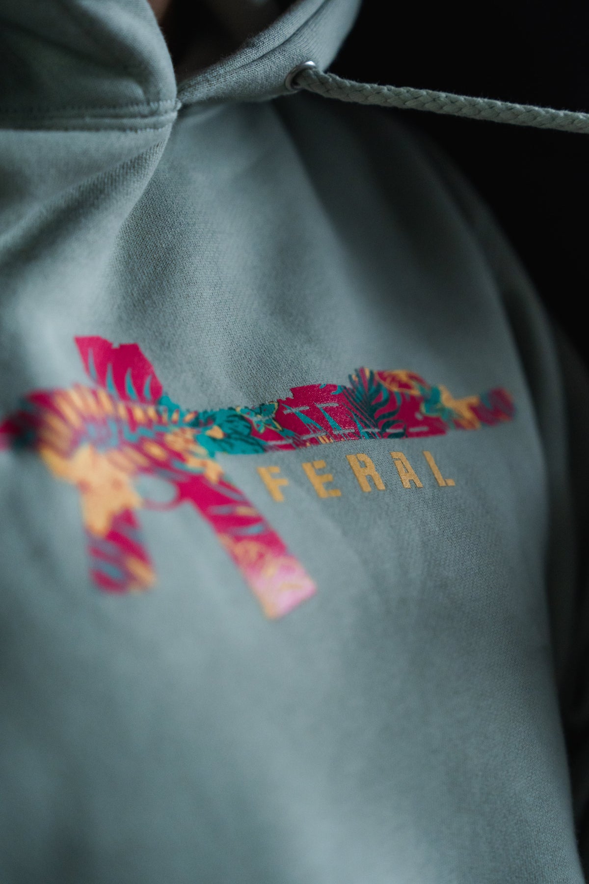 Feral - Premium Dusty Sage Hoodie