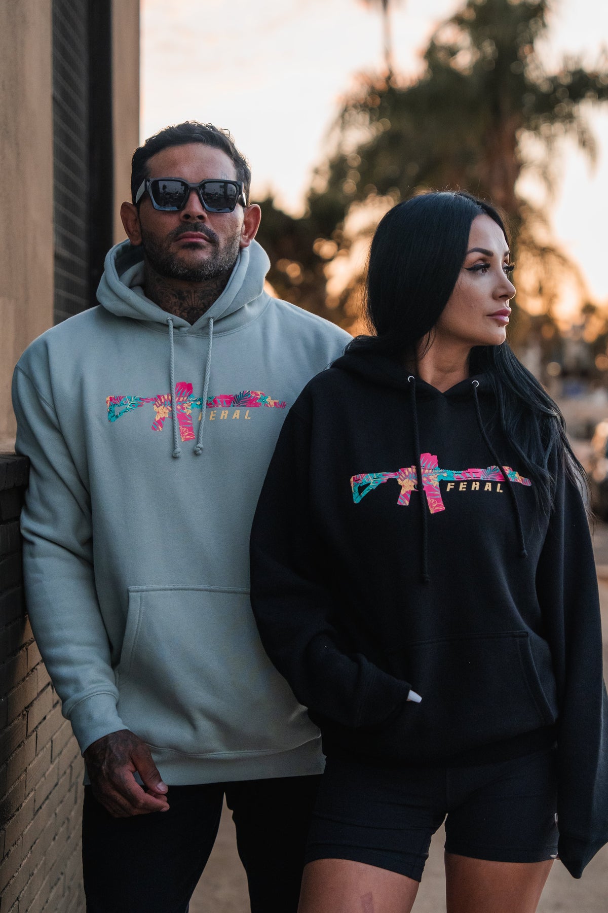 Feral - Premium Dusty Sage Hoodie