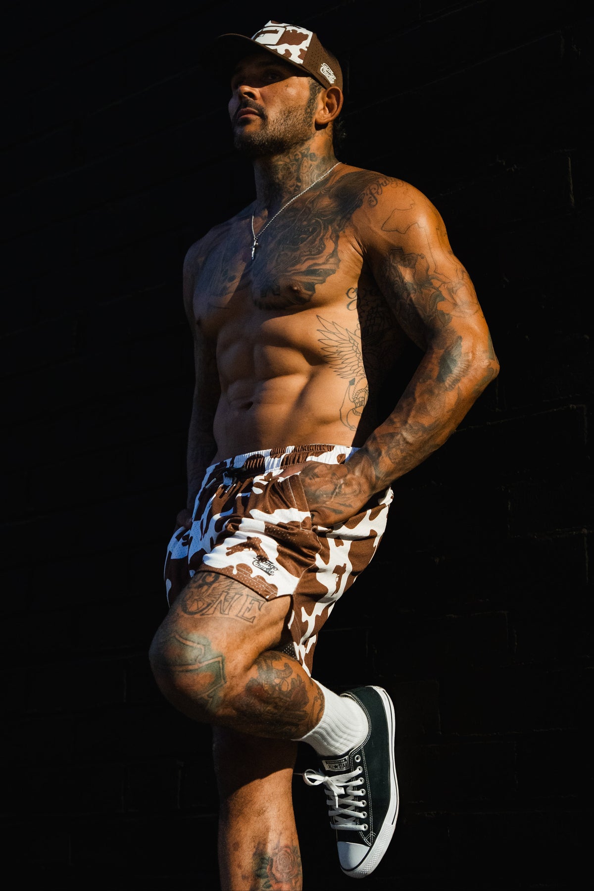 Men's Mesh Lifestyle Shorts | 5.5"- Moo Moo Pew
