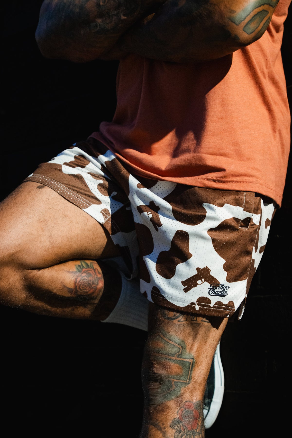 Men's Mesh Lifestyle Shorts | 5.5"- Moo Moo Pew