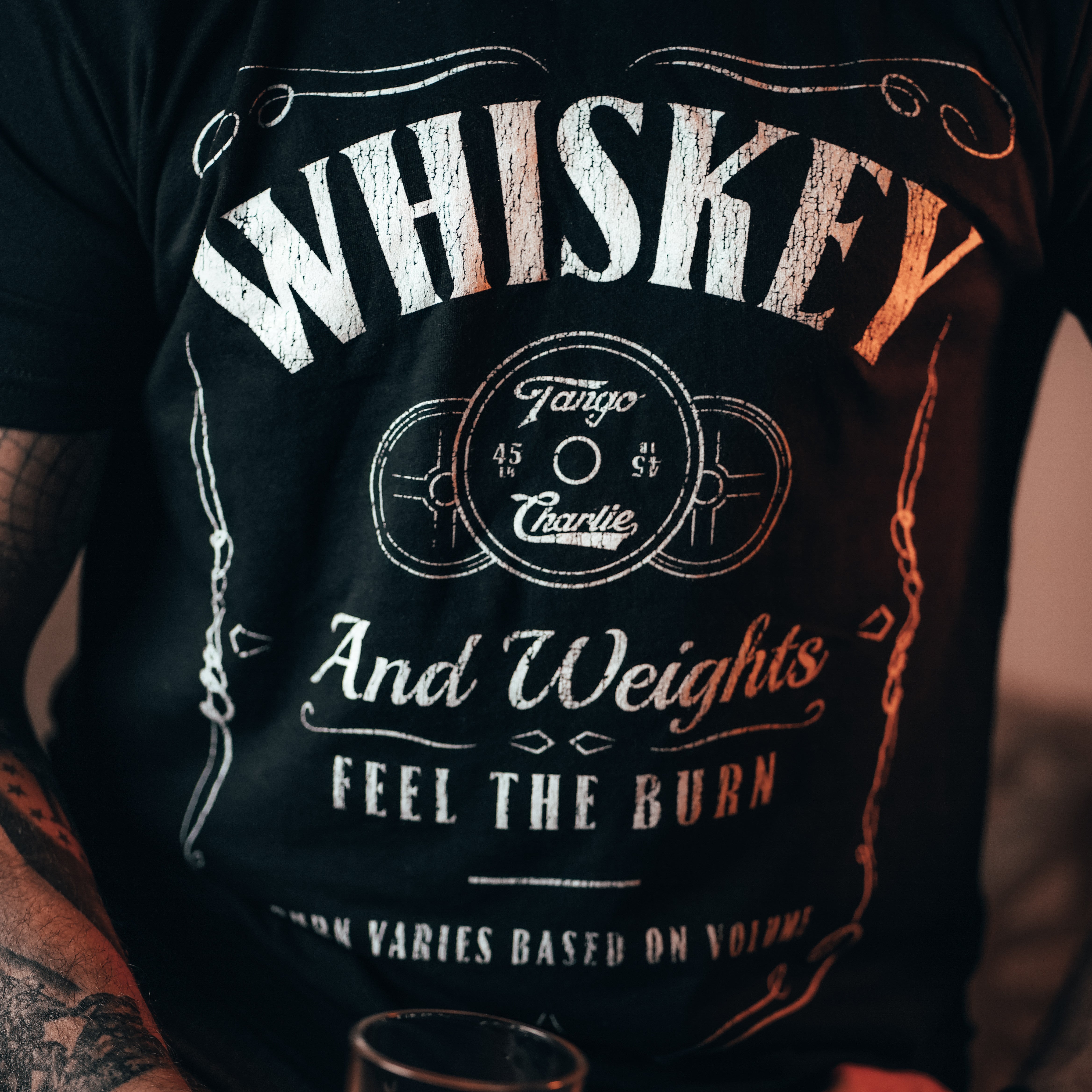 Whiskey "Feel the Burn" - tee
