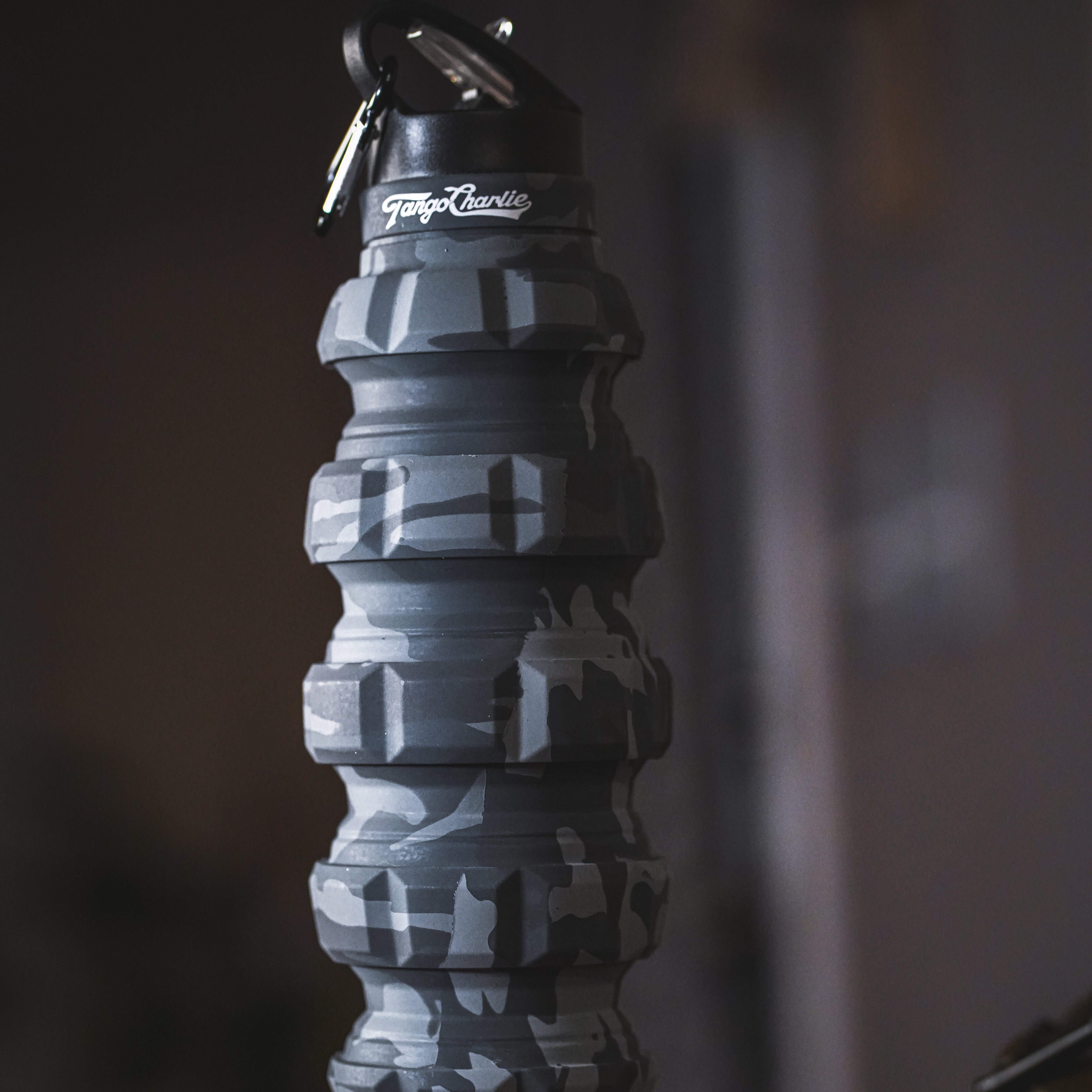 Humble + Hydrated 20oz Black Camo Water Bottle
