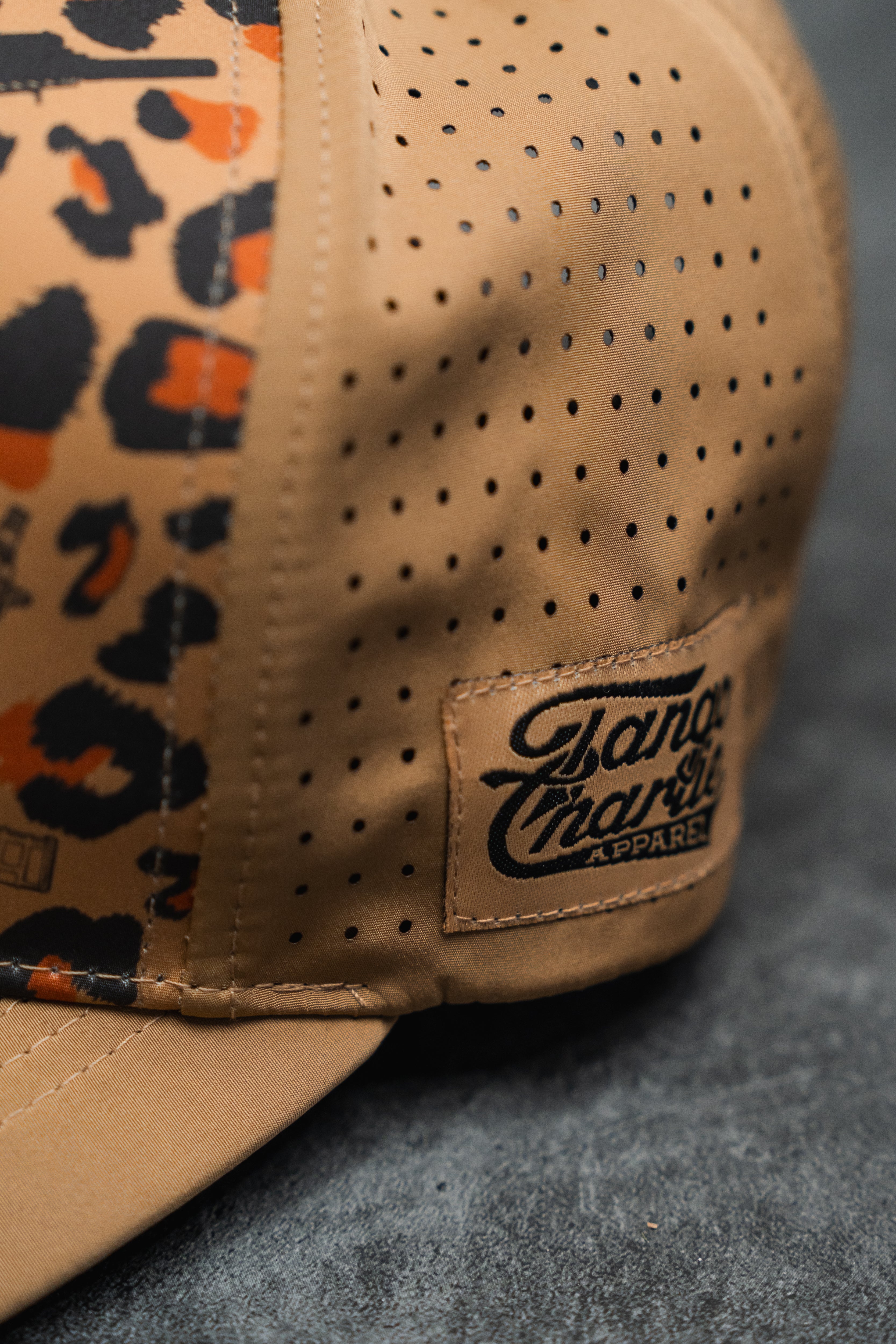 完売anytee Leopard Camo Cap Leopard Print - Hydro Snapback Hat
