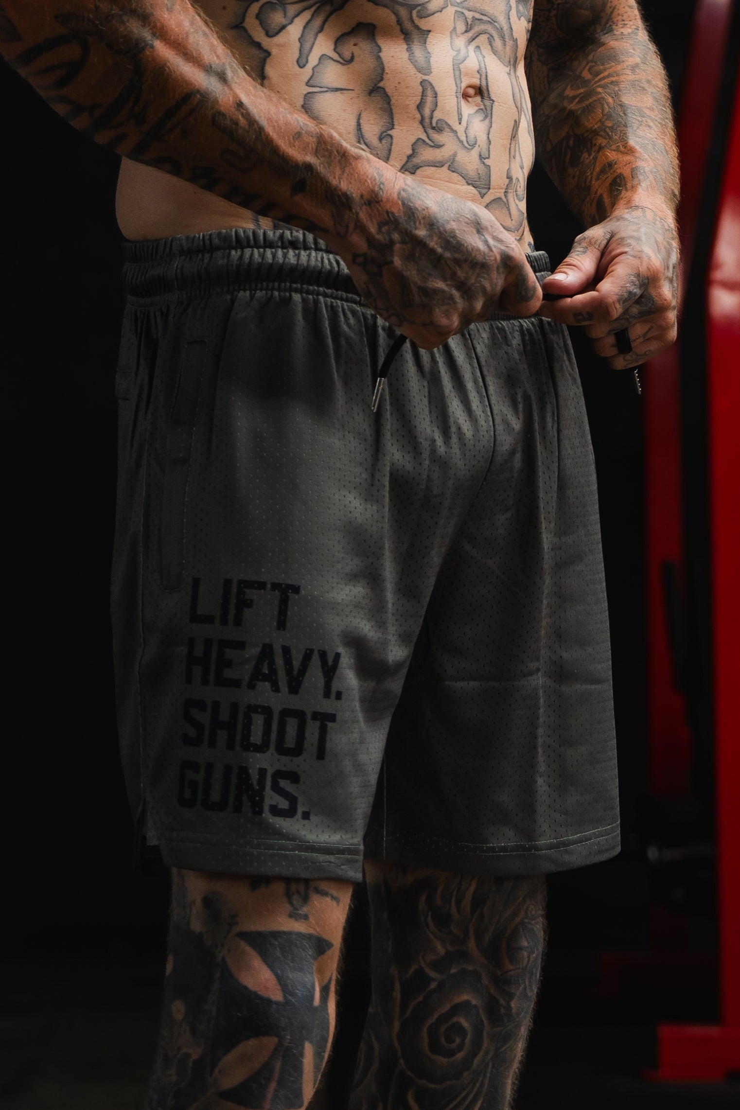 Men's Mesh Lifestyle Shorts | 5.5"- LHSG OD Green
