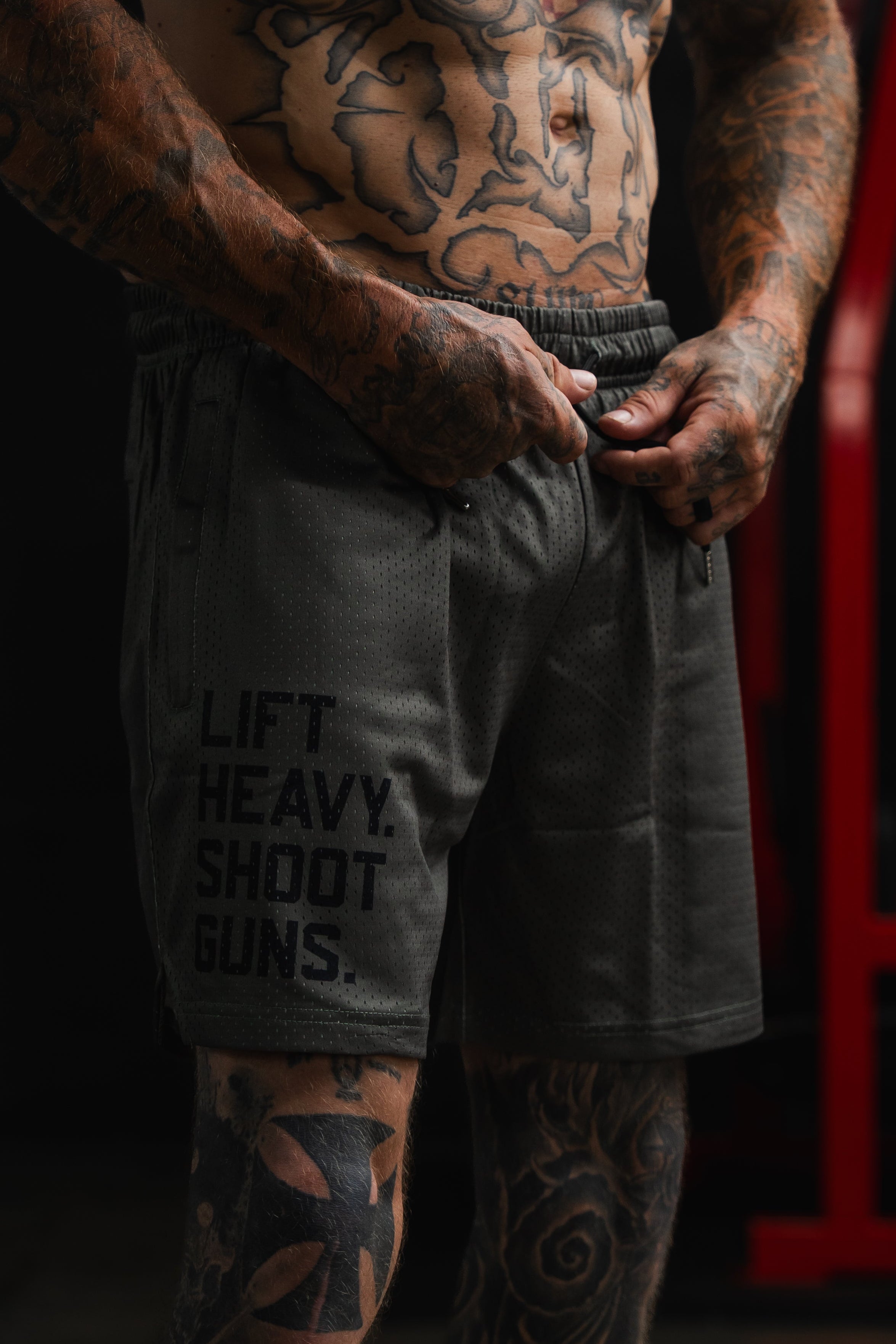 Men's Mesh Lifestyle Shorts | 5.5"- LHSG OD Green