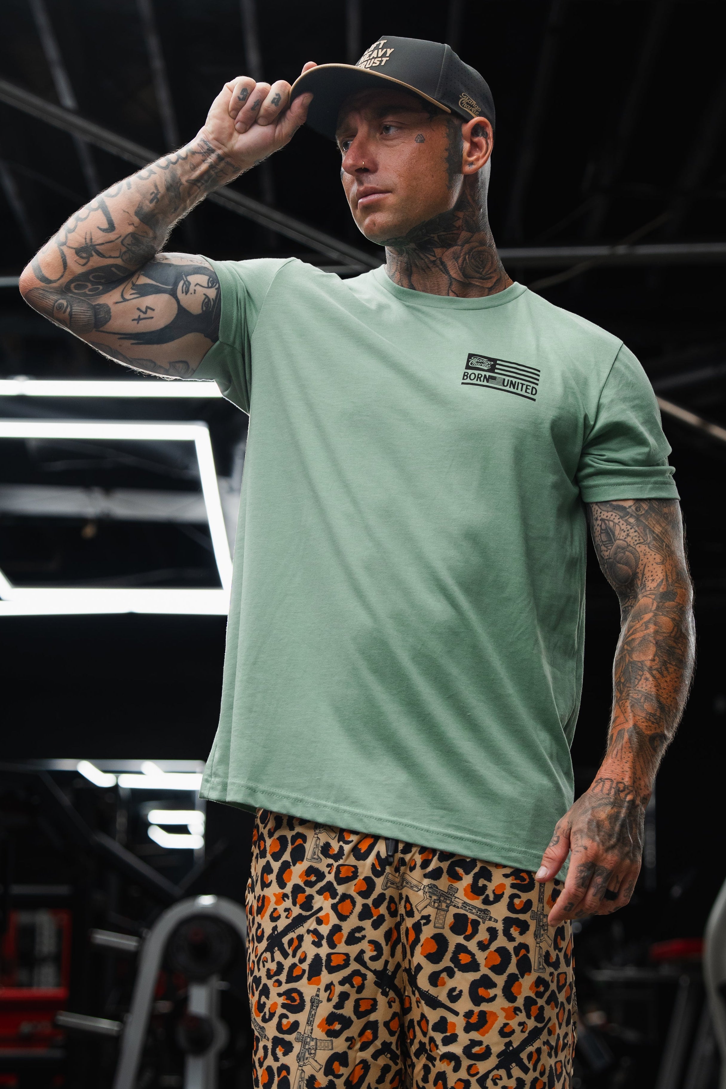 Loaded Leopard LHSG - Seafoam Green Tee