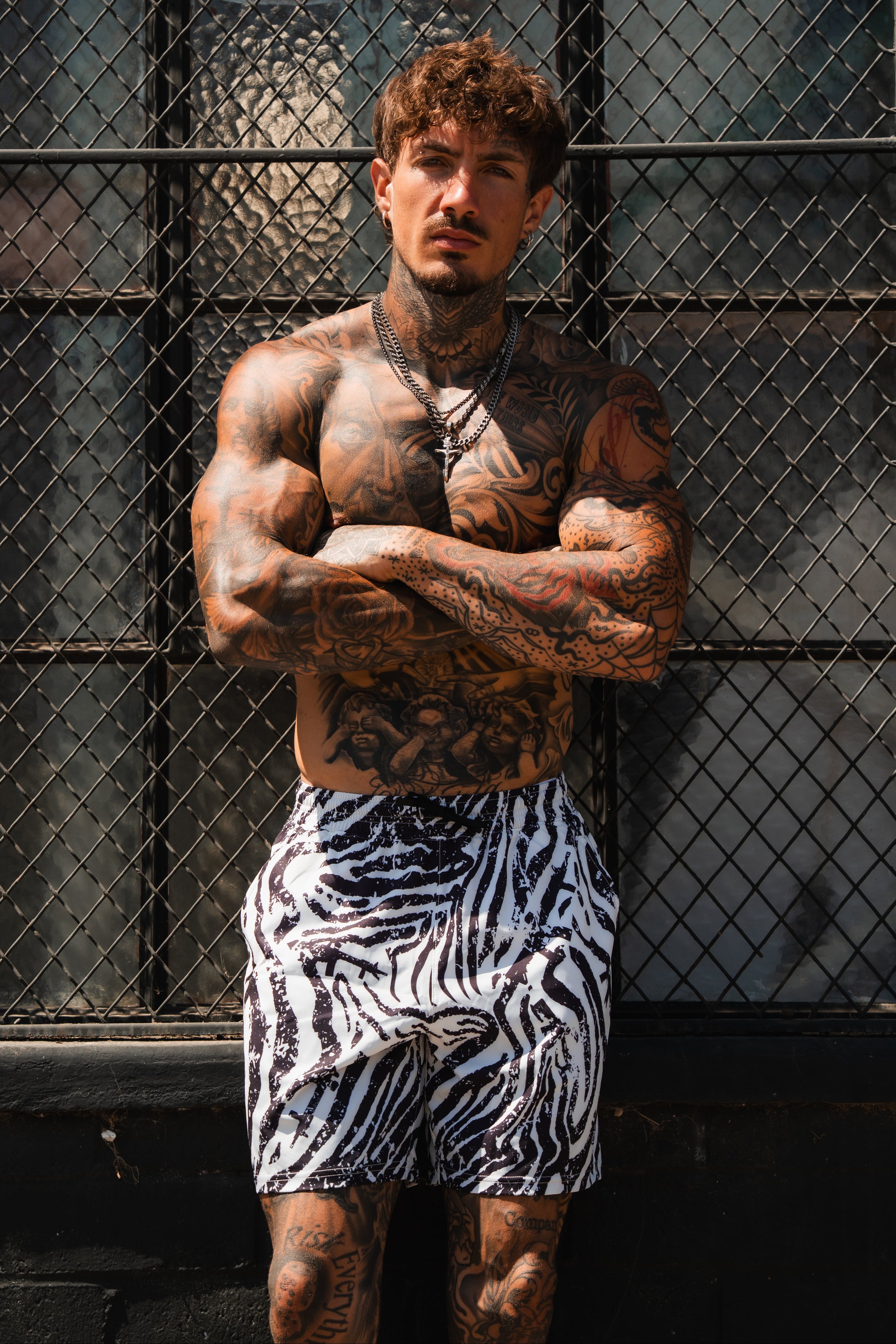 Men's Performance Training Shorts | 5.5"- Zebra Ops
