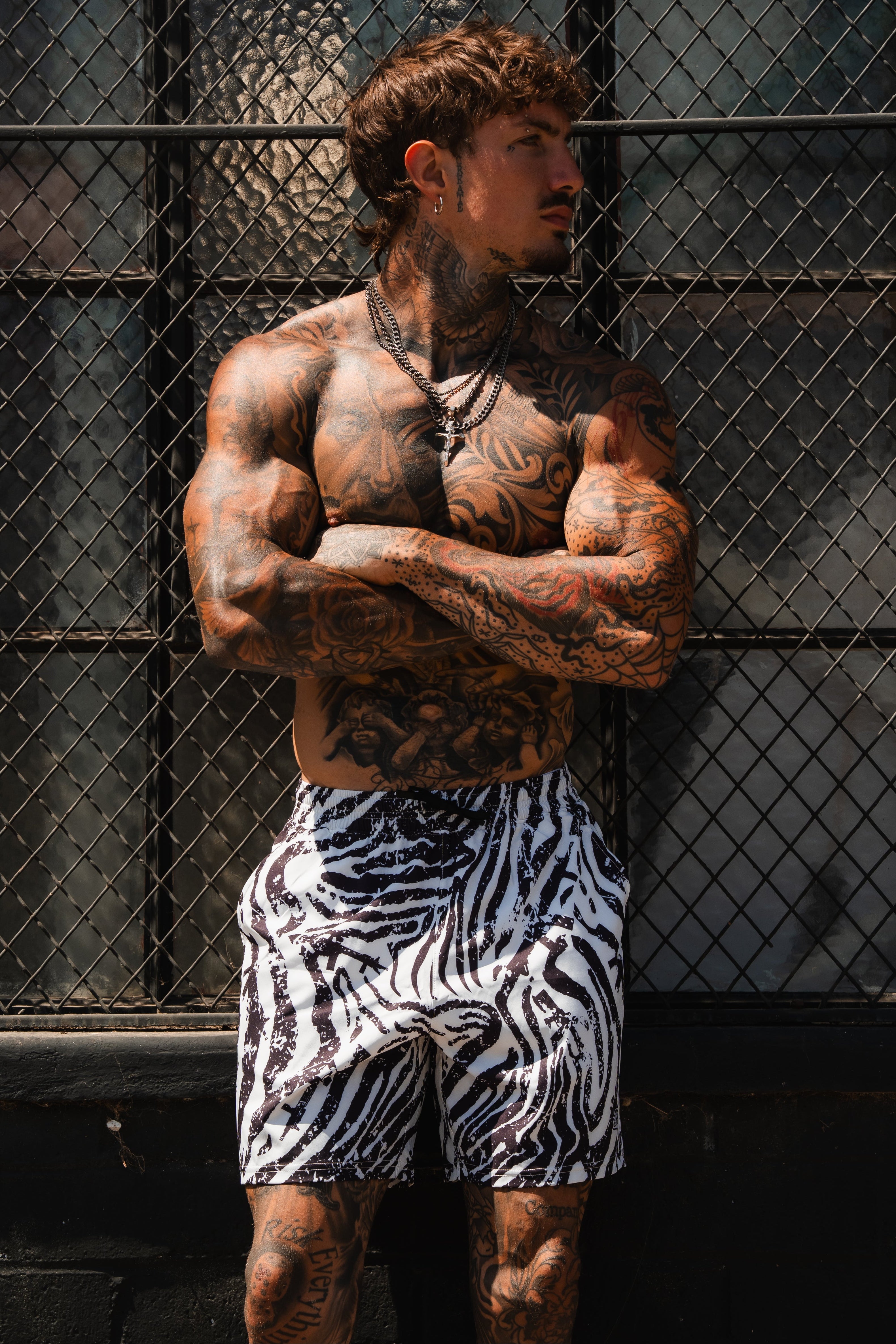 Men's Performance Training Shorts | 5.5"- Zebra Ops