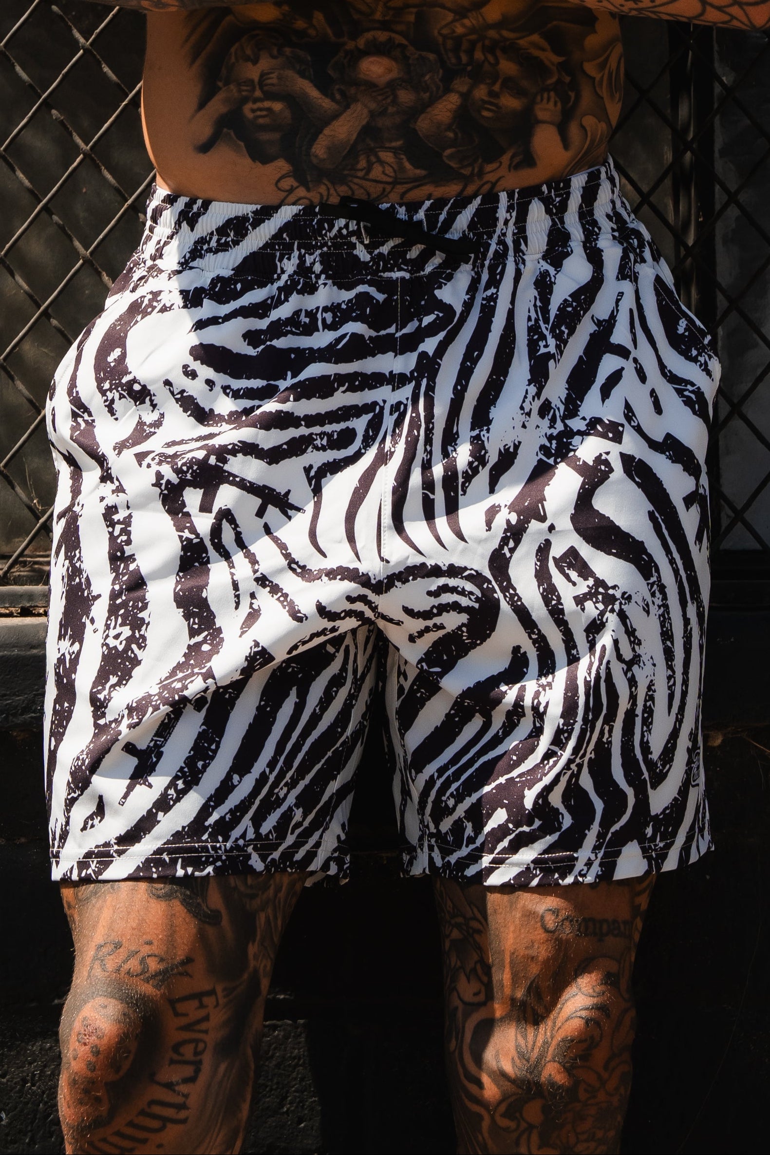 Men's Performance Training Shorts | 5.5"- Zebra Ops