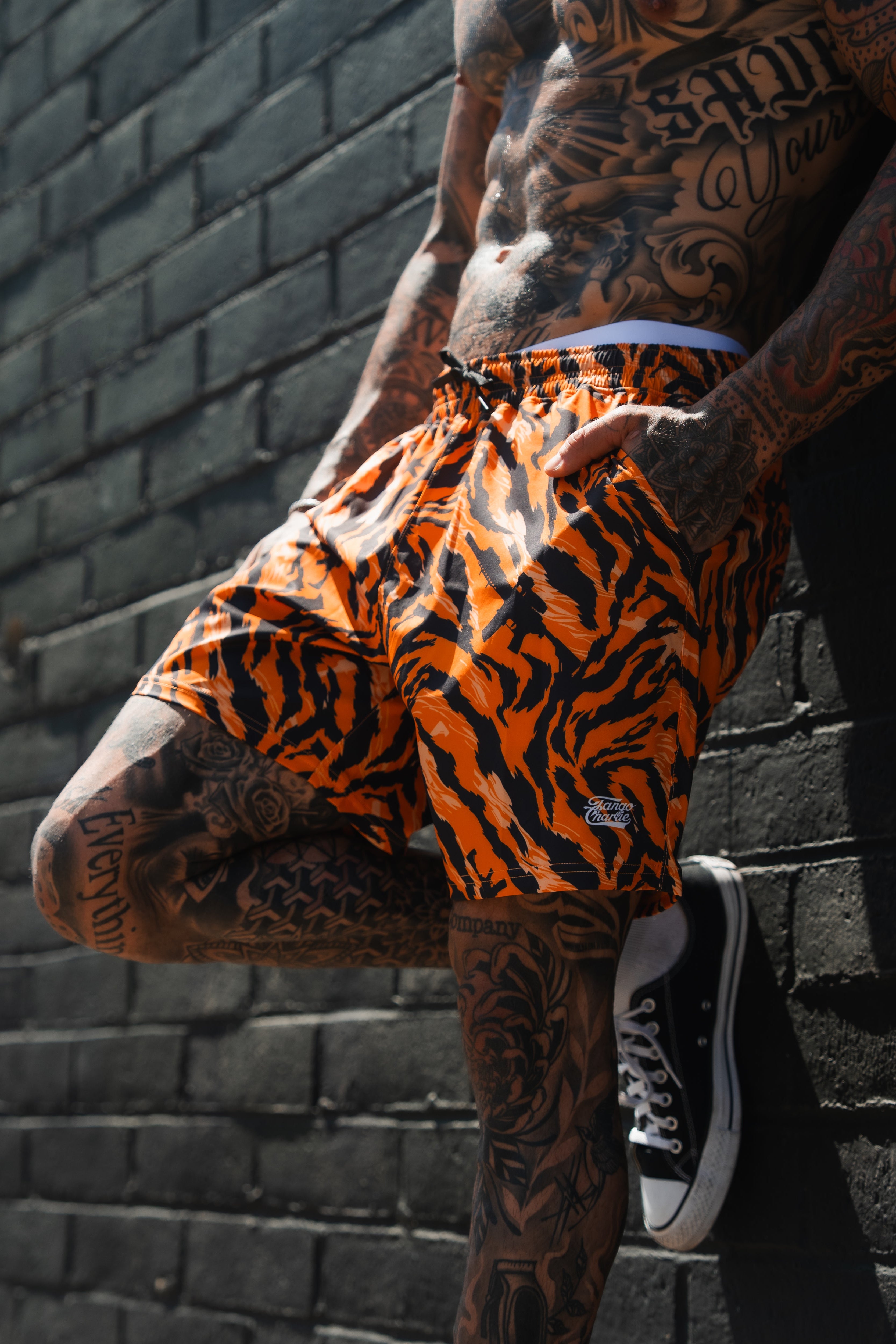 Men's Performance Training Shorts | 5.5"- Tiger Snipe