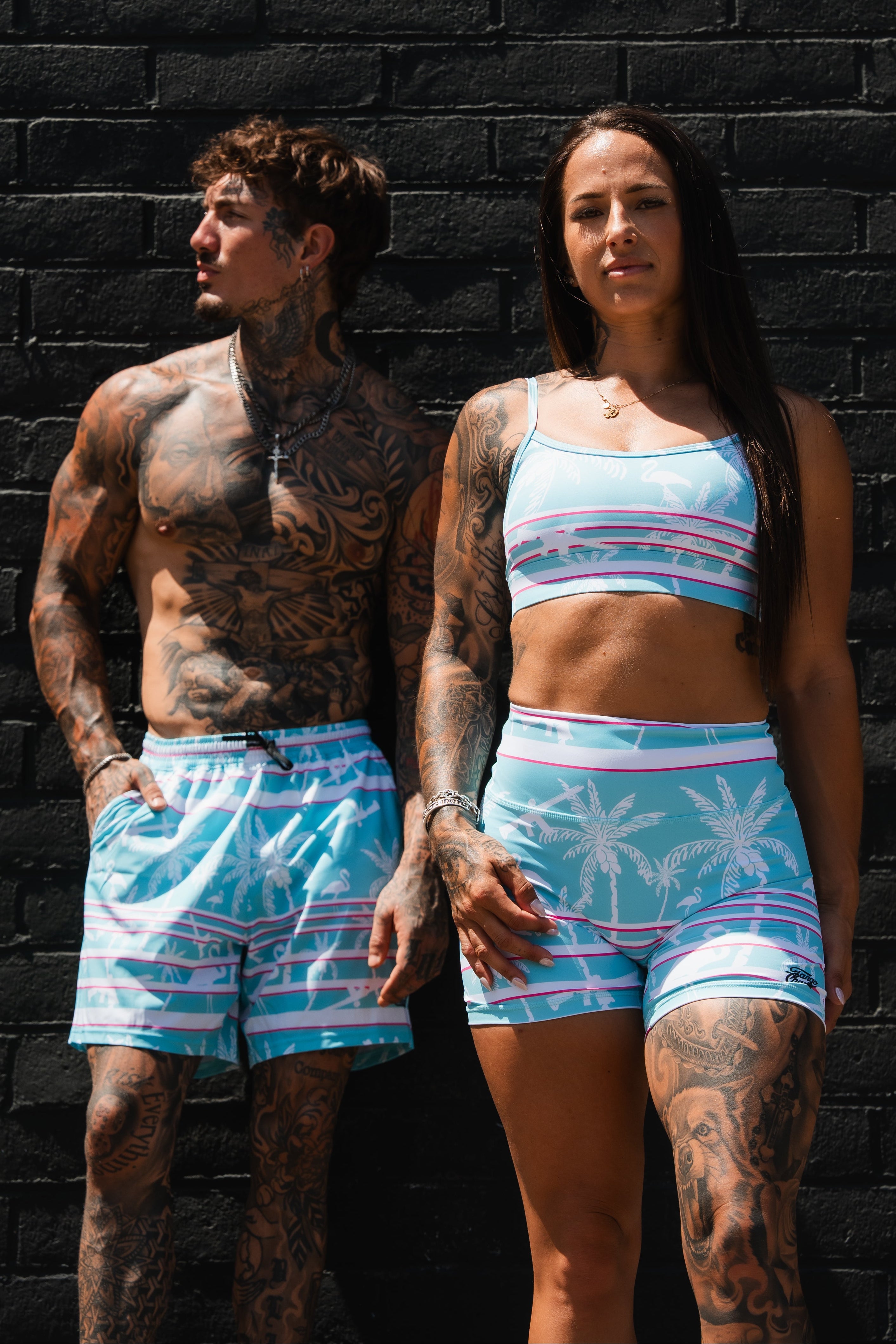 Men's Performance Training Shorts | 5.5"- Miami Vice Mayhem