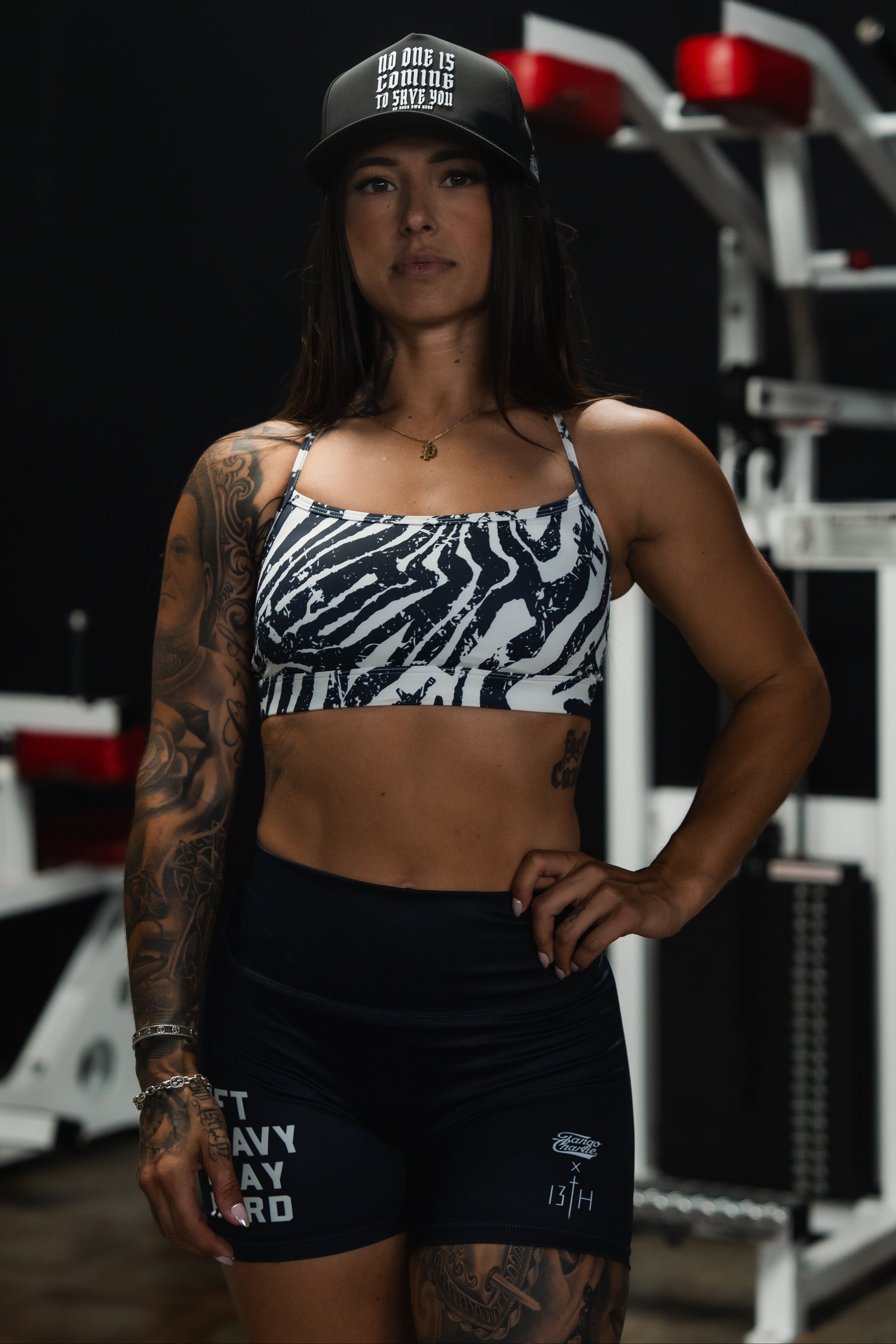 Women's High-Waisted Seamless Front Compression Training Shorts | Lift Heavy. Pray Hard.