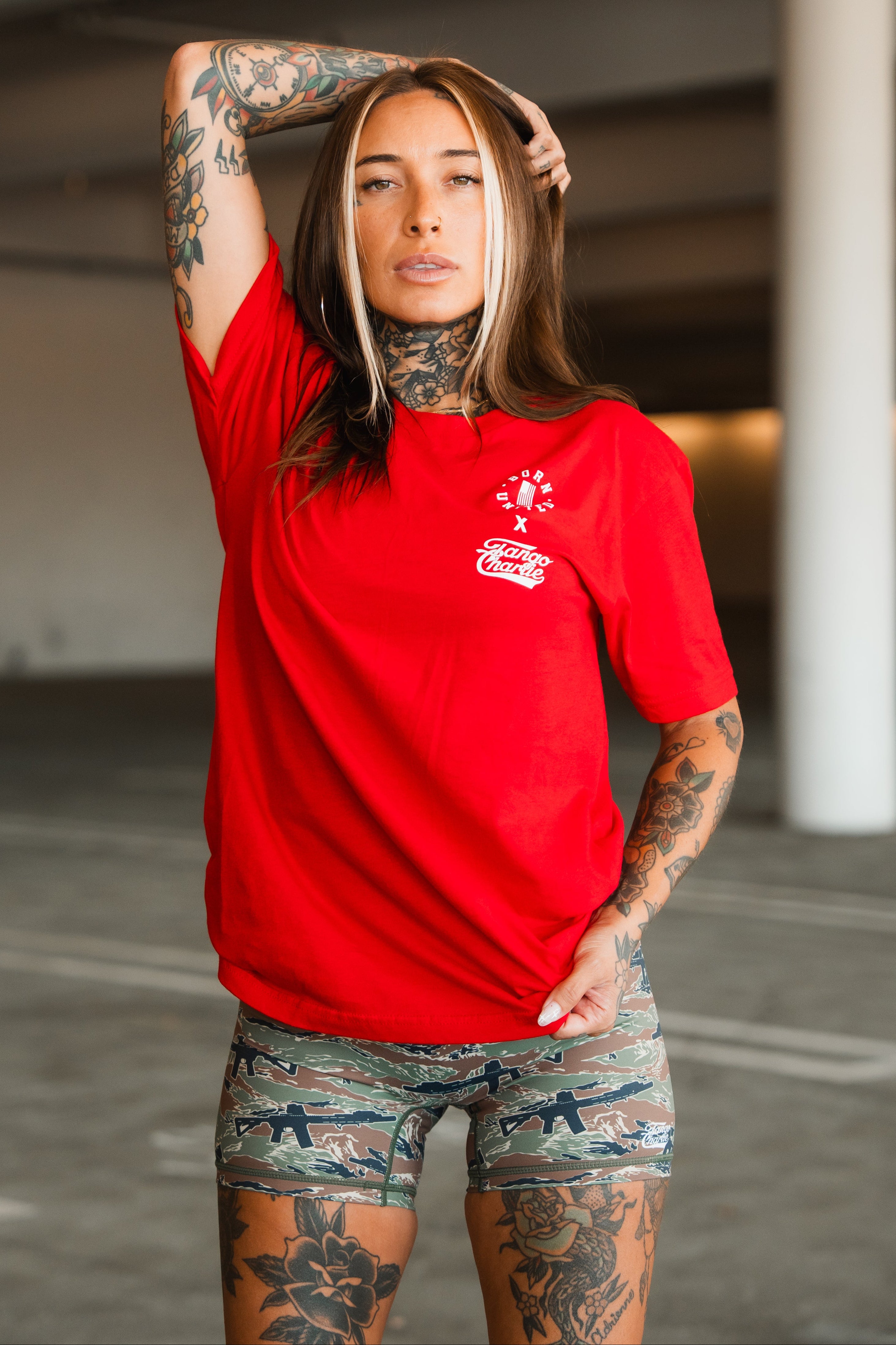 Women's High-Waisted Seamless Front Compression Training Shorts | Snipes & Stripes