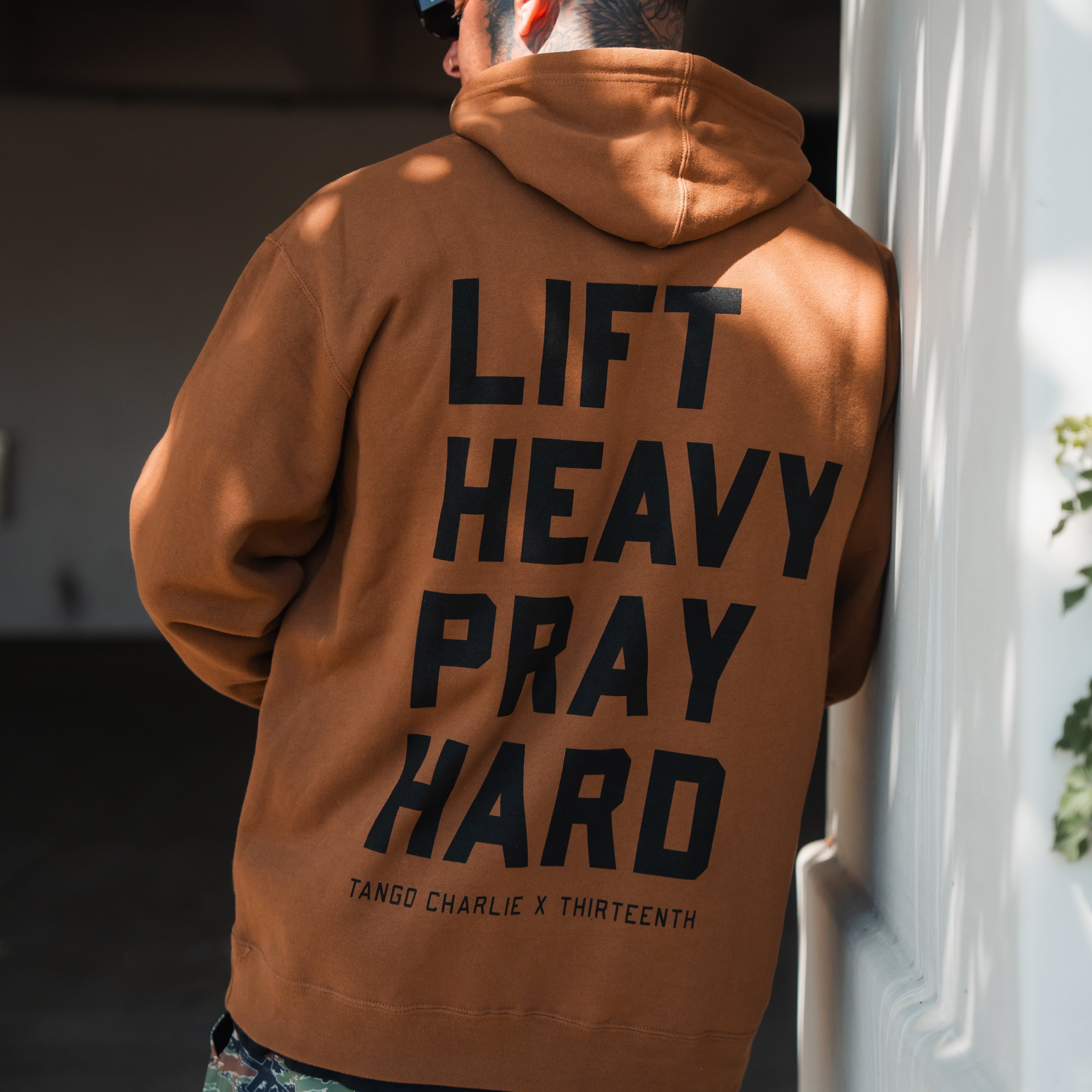 Lift Heavy. Pray Hard. - Hoodie