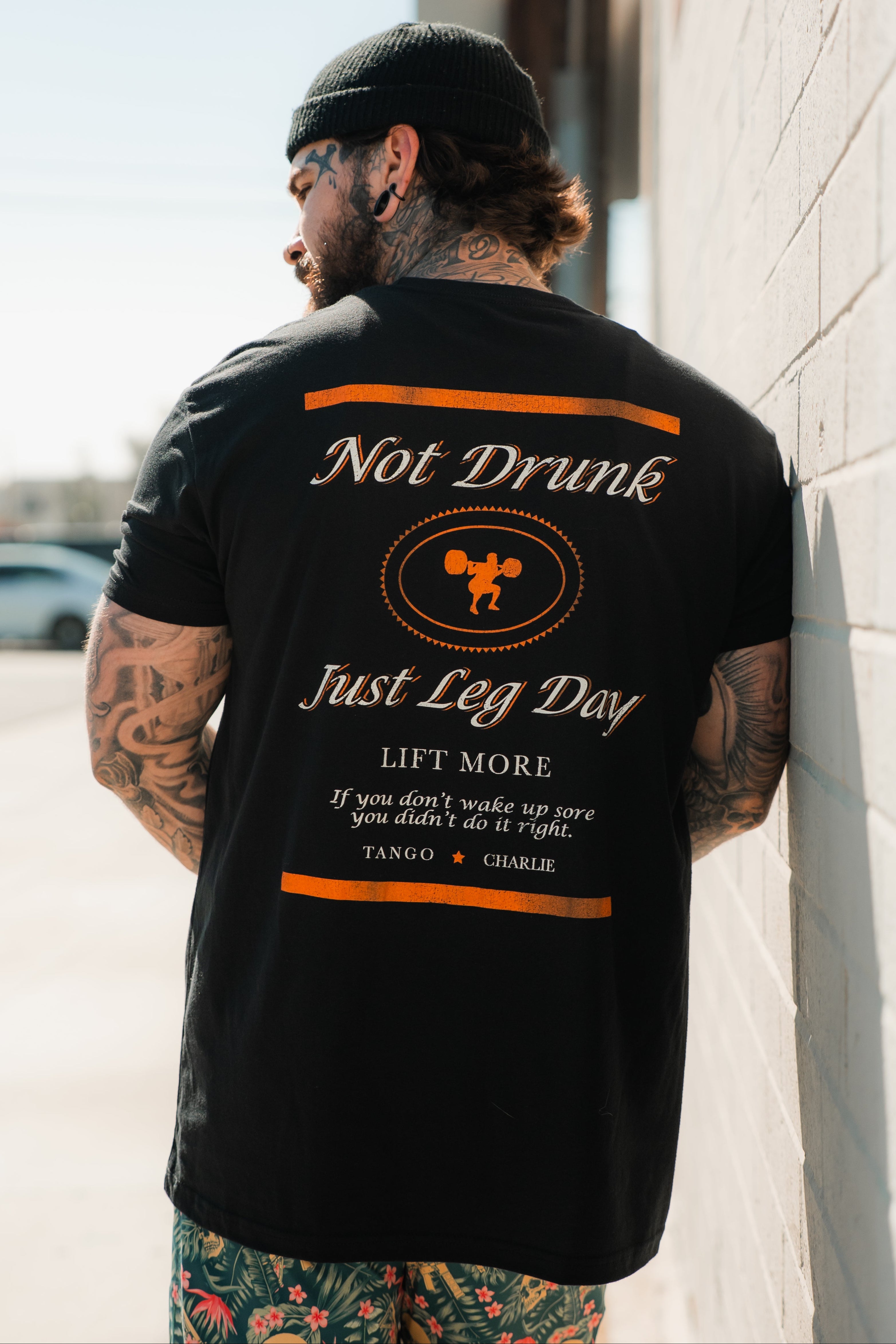 Just Leg Day - Black Tee