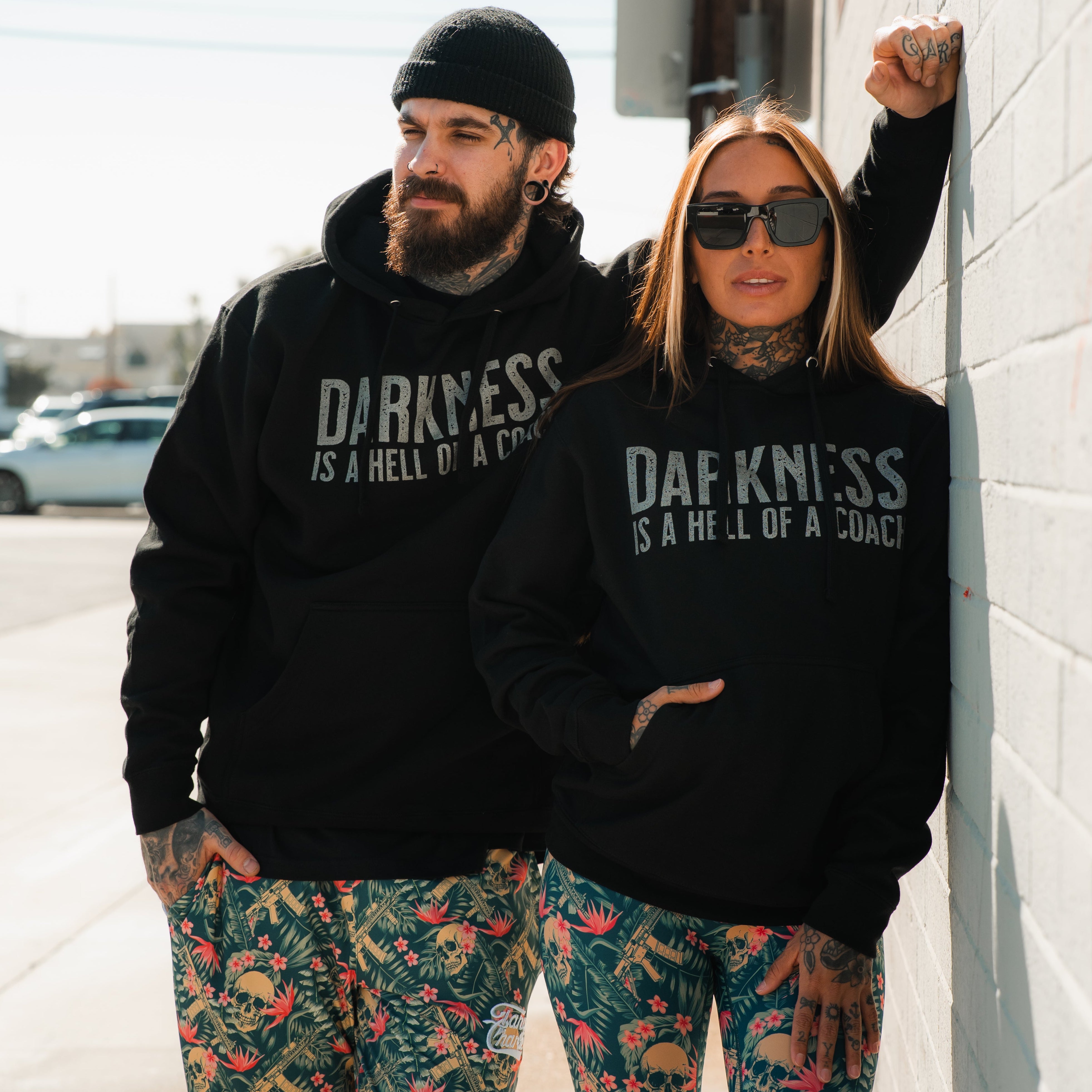 Darkness is a HELL of a Coach - Hoodie