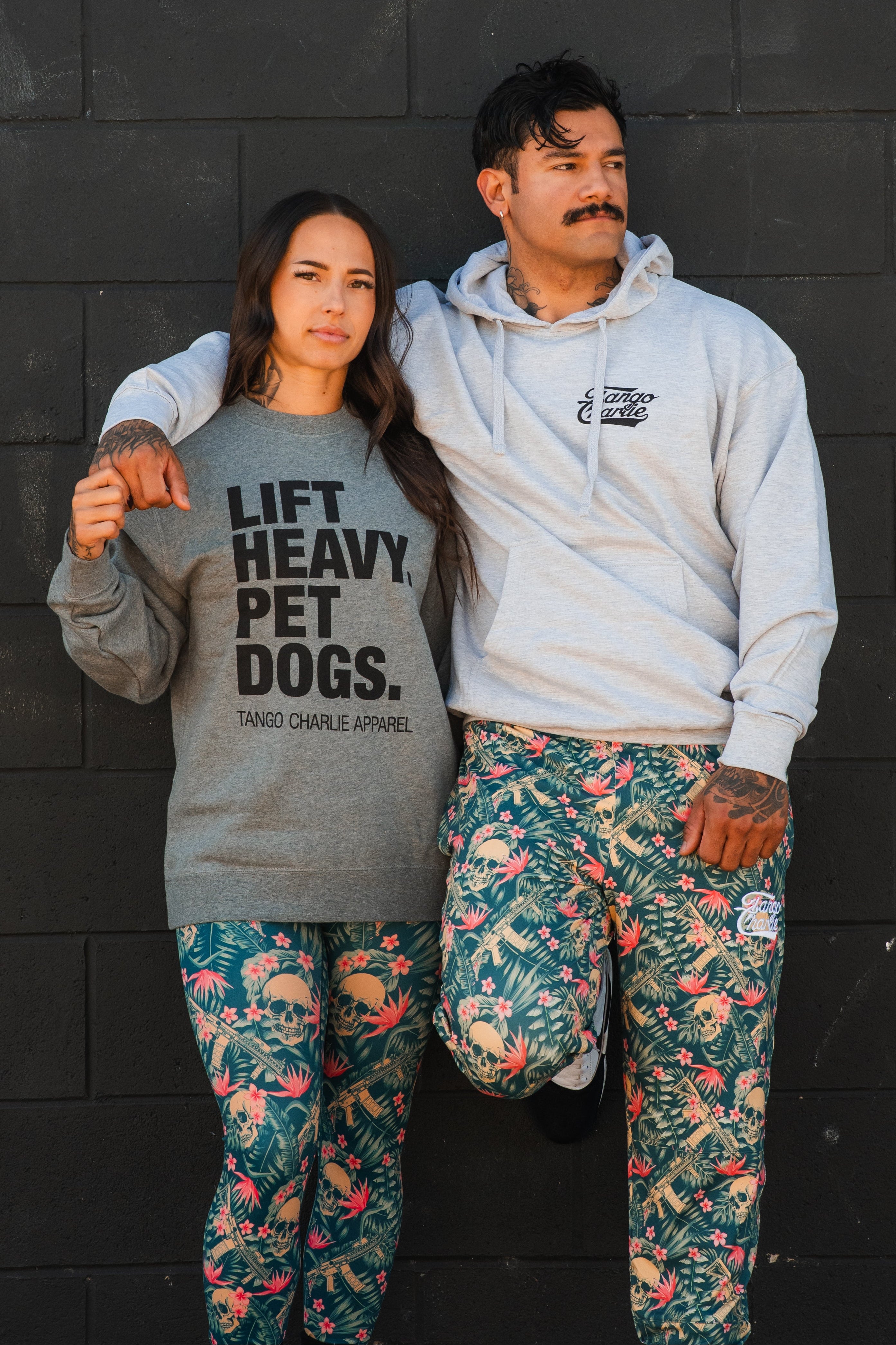 Lift Heavy. Pet Dogs. - Crewneck