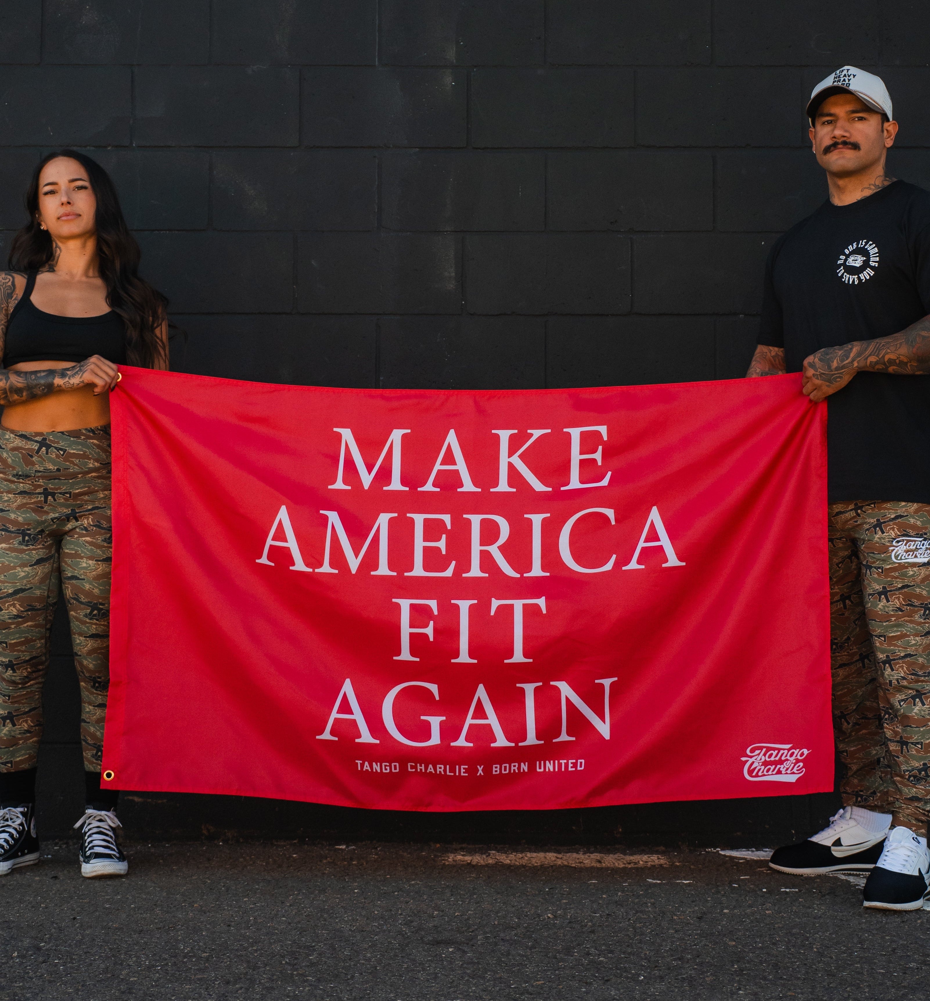 Make America Fit Again - Flag