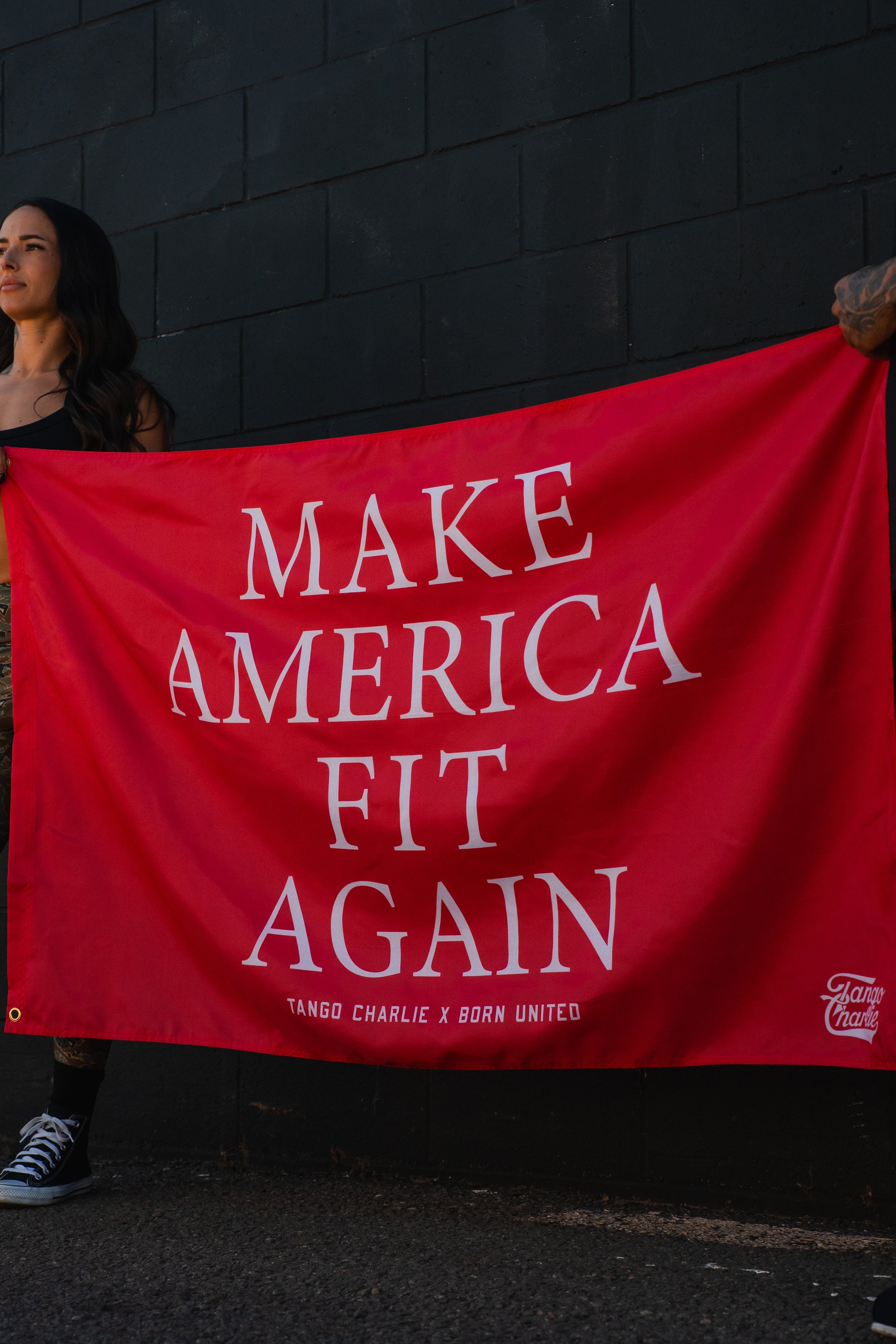 Make America Fit Again - Flag