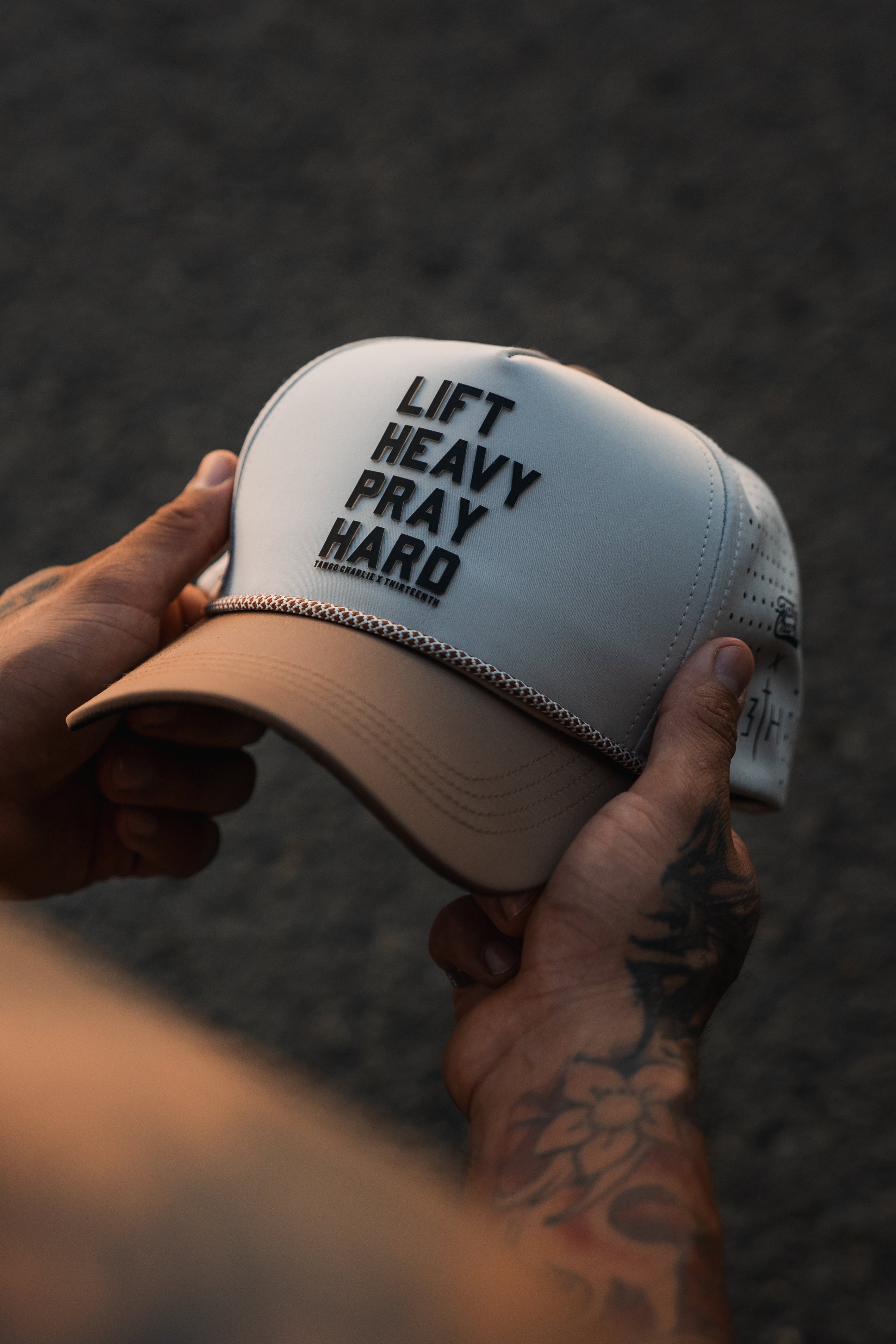 Lift Heavy. Pray Hard. Hydro - Snapback Hat