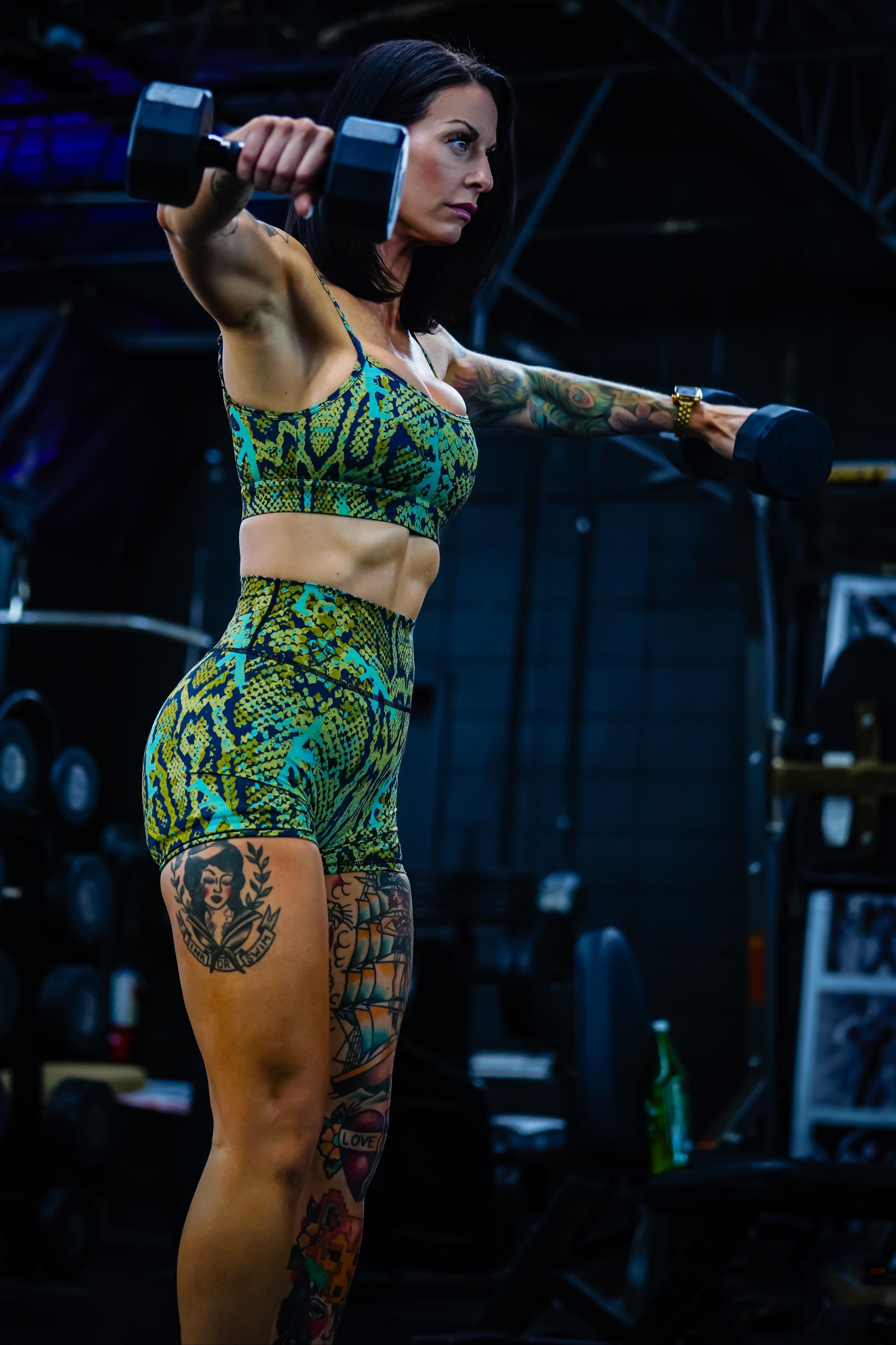 Straight Strap Sports Bra | Lethal Venom