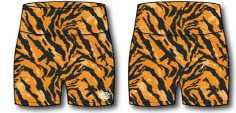 Women's High-Waisted Seamless Front Compression Training Shorts | Tiger Snipe