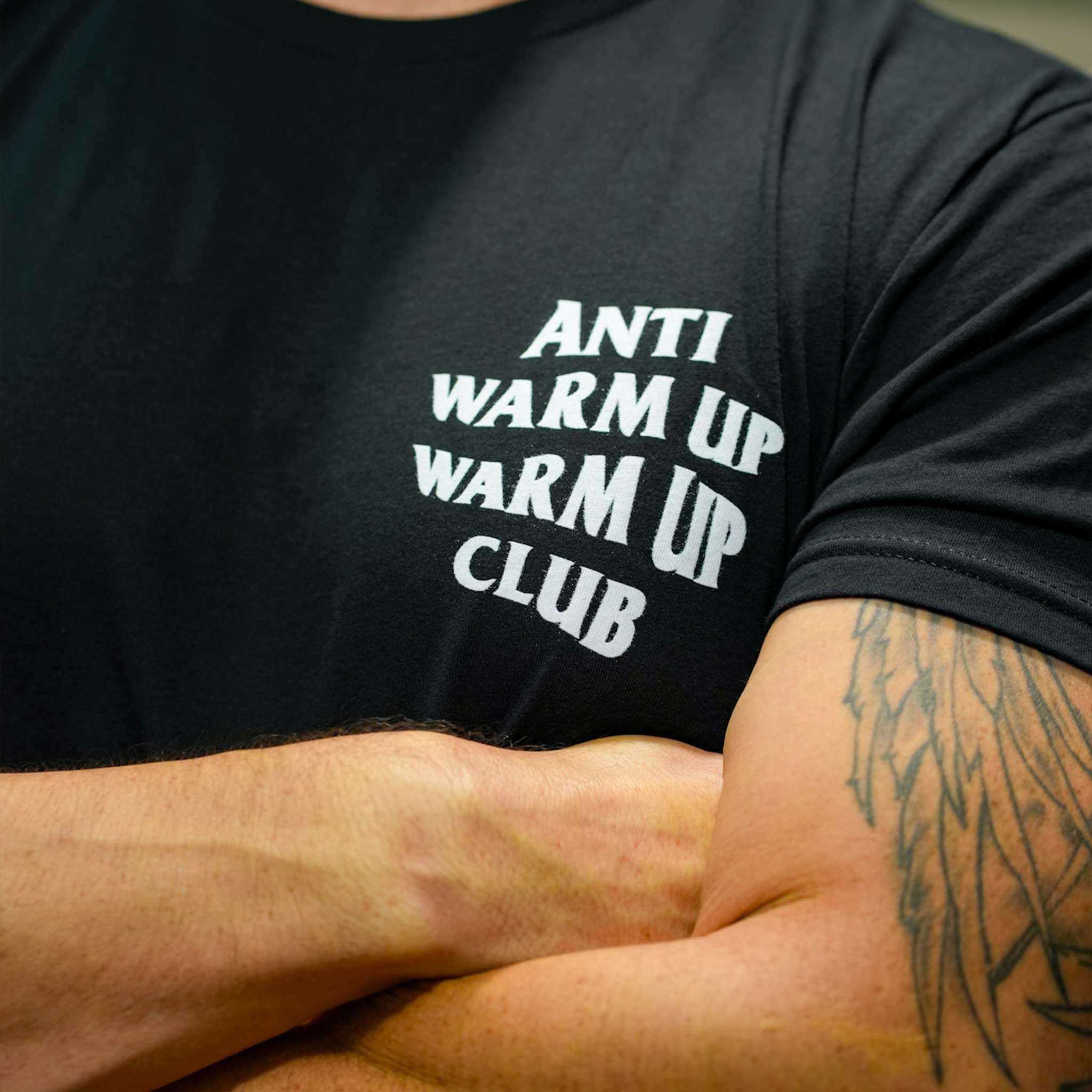 "Anti Warmup, Warmup Club" - Unisex Tee