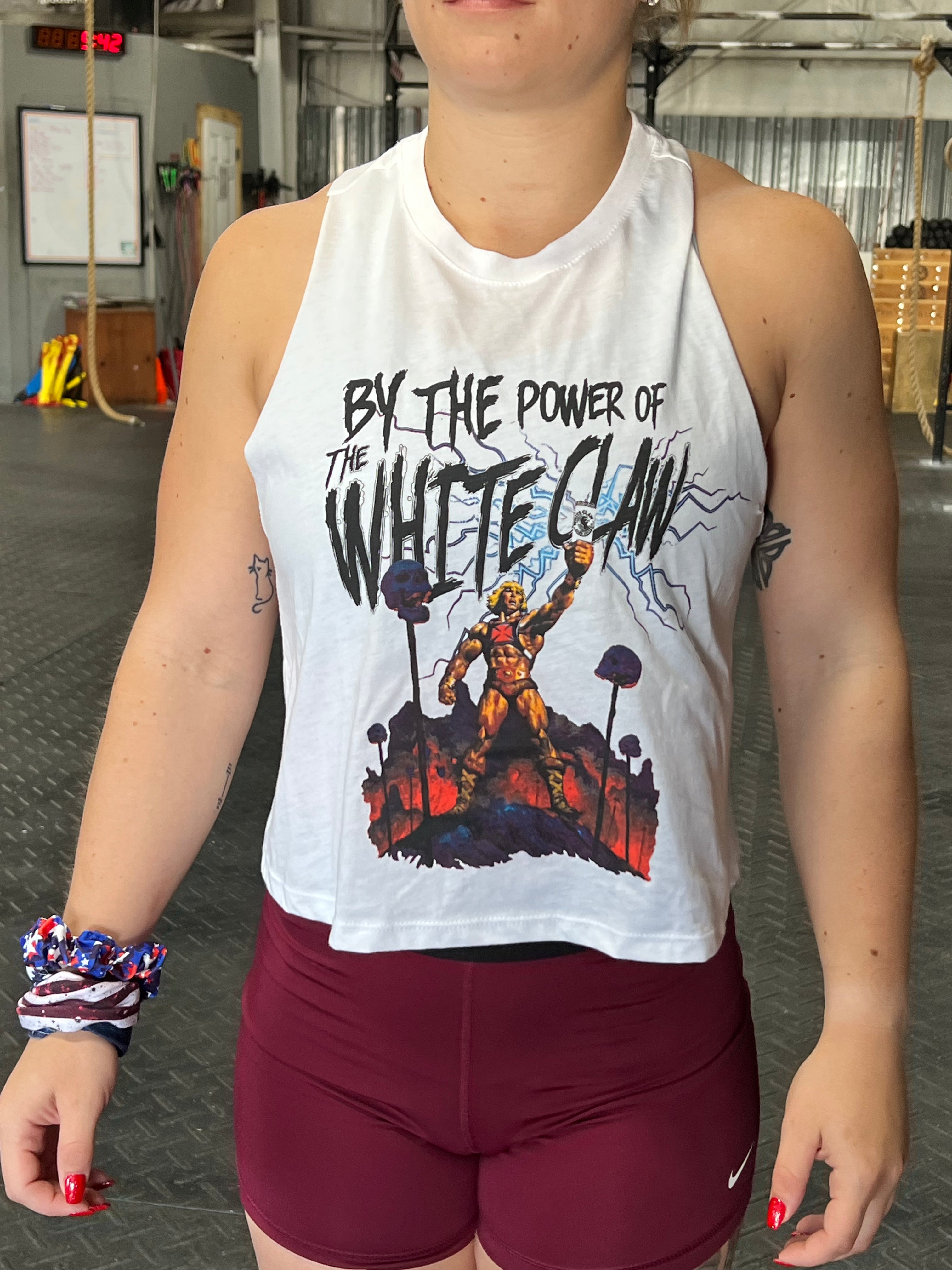 "By the Power of White Claw" - Women’s Crop tank
