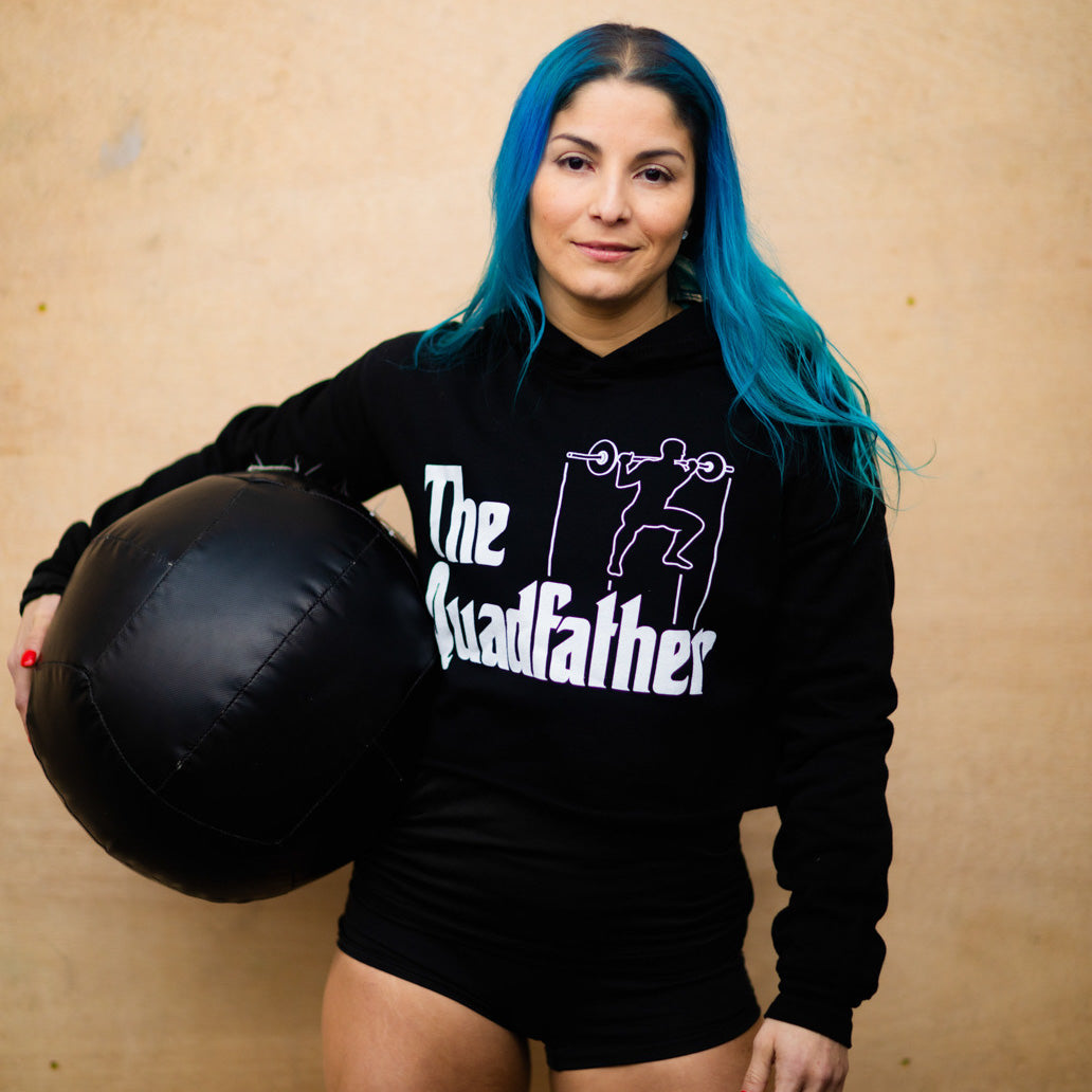 The Quadfather - Crop Hoodie