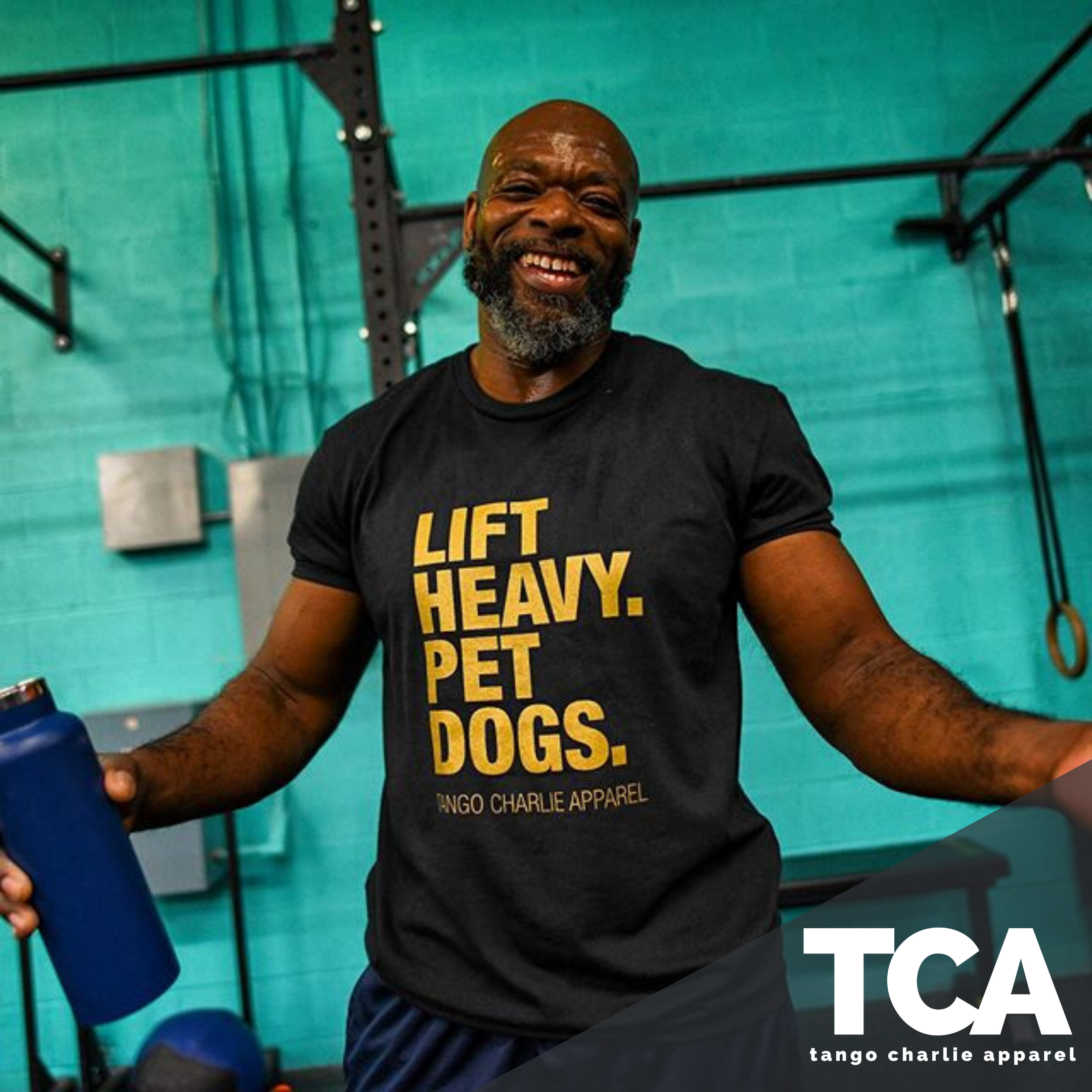 GOLD Edition Lift Heavy. Pet Dogs. - Tee