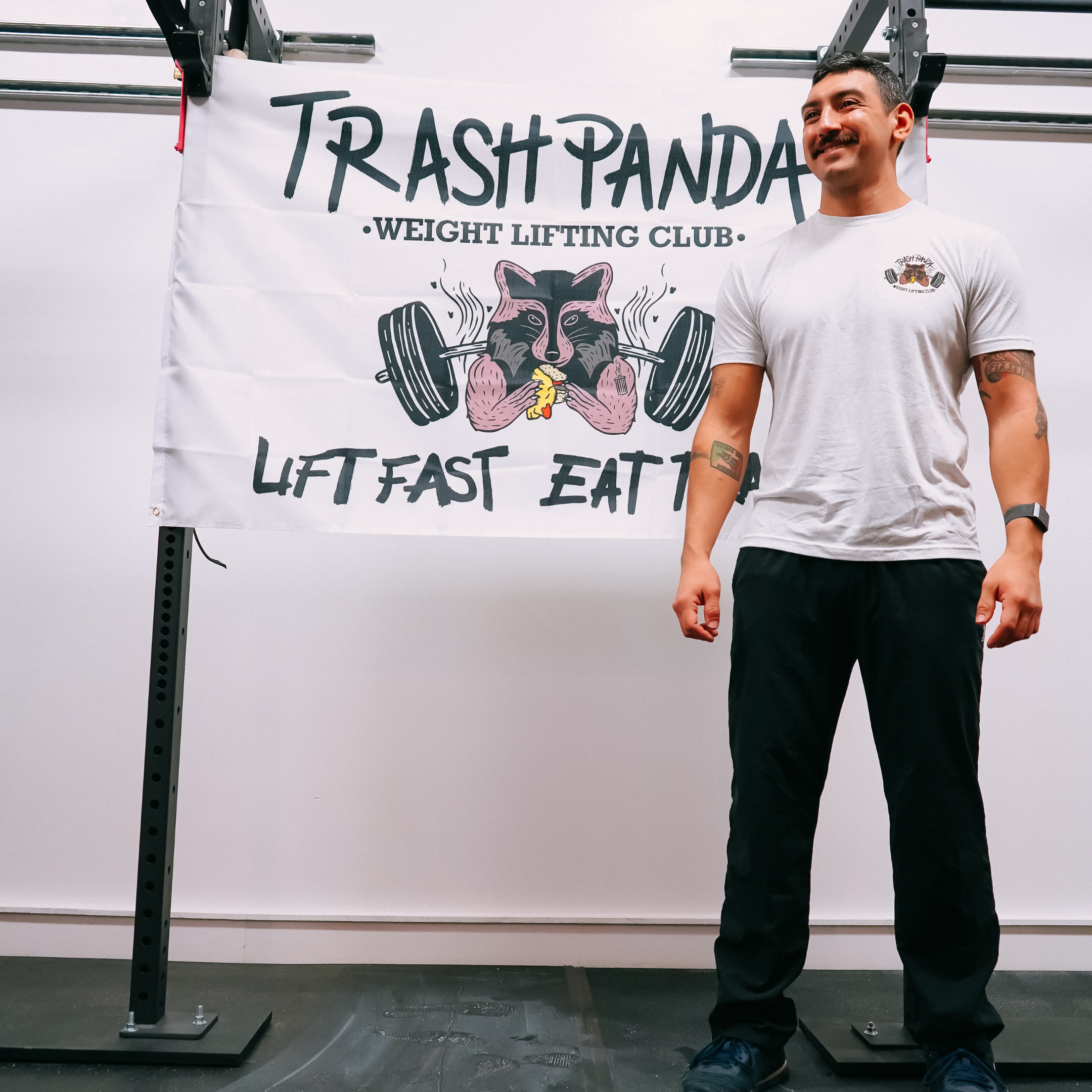 "Trash Panda" - Flag / Wall Banner