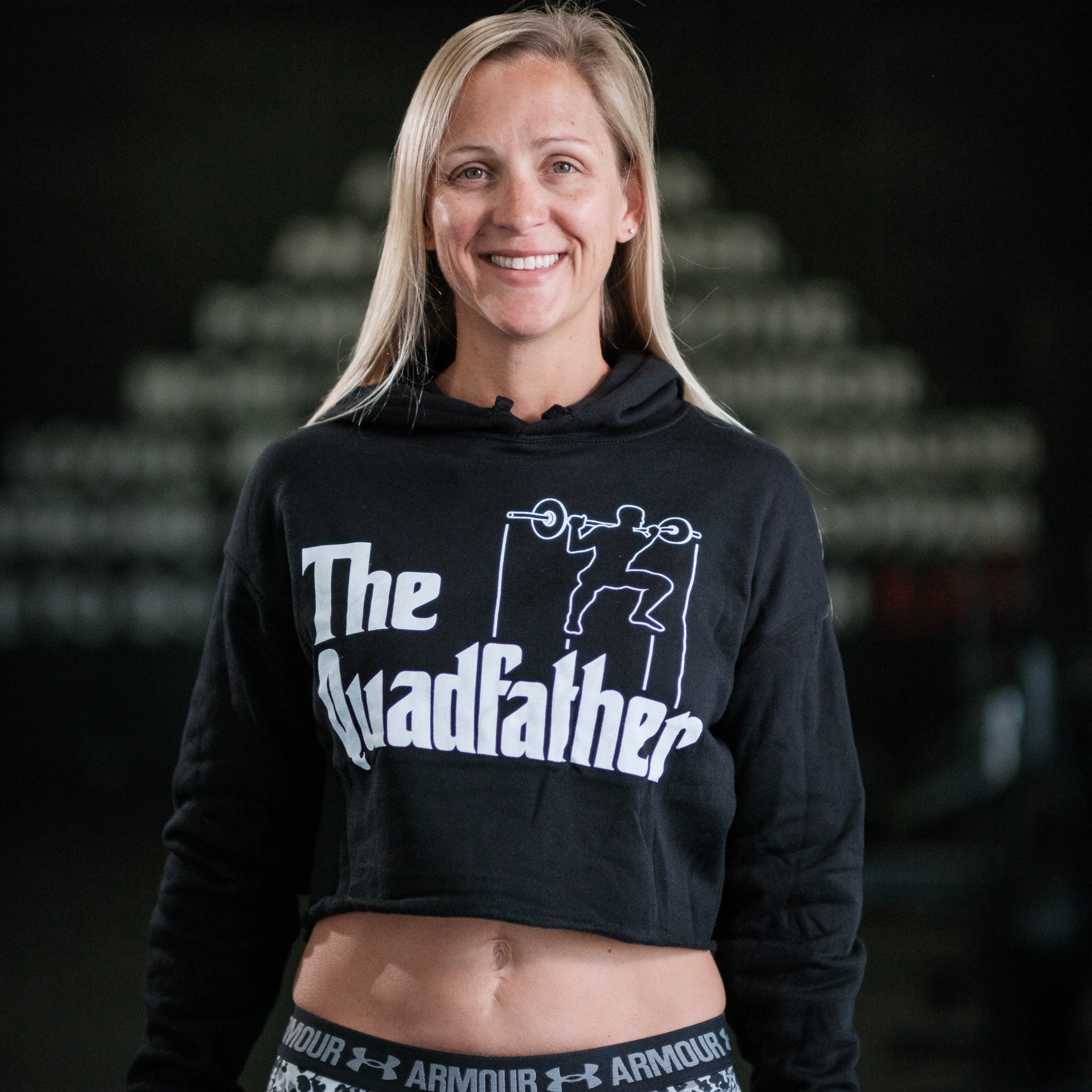 The Quadfather - Crop Hoodie