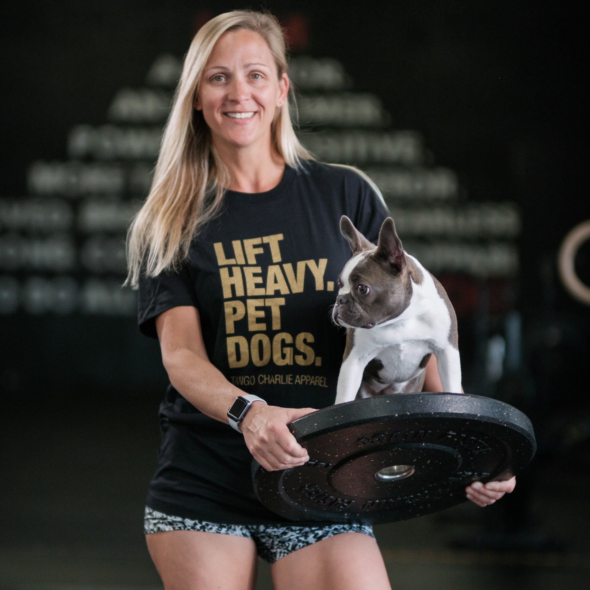 GOLD Edition Lift Heavy. Pet Dogs. - Tee