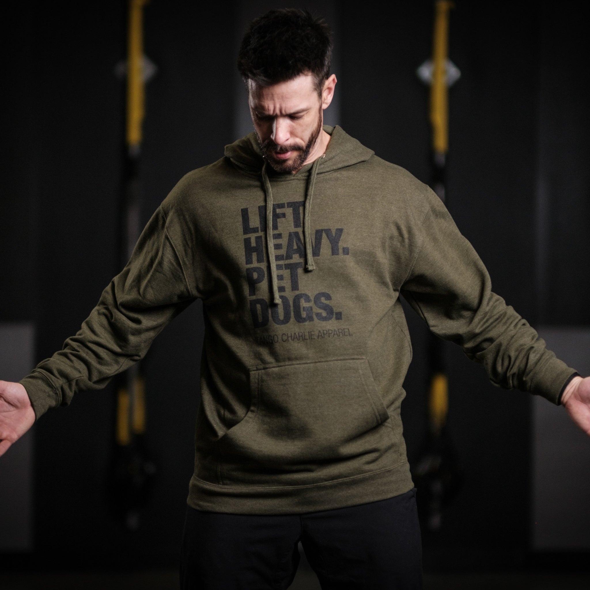 Lift Heavy. Pet Dogs. - Hoodie