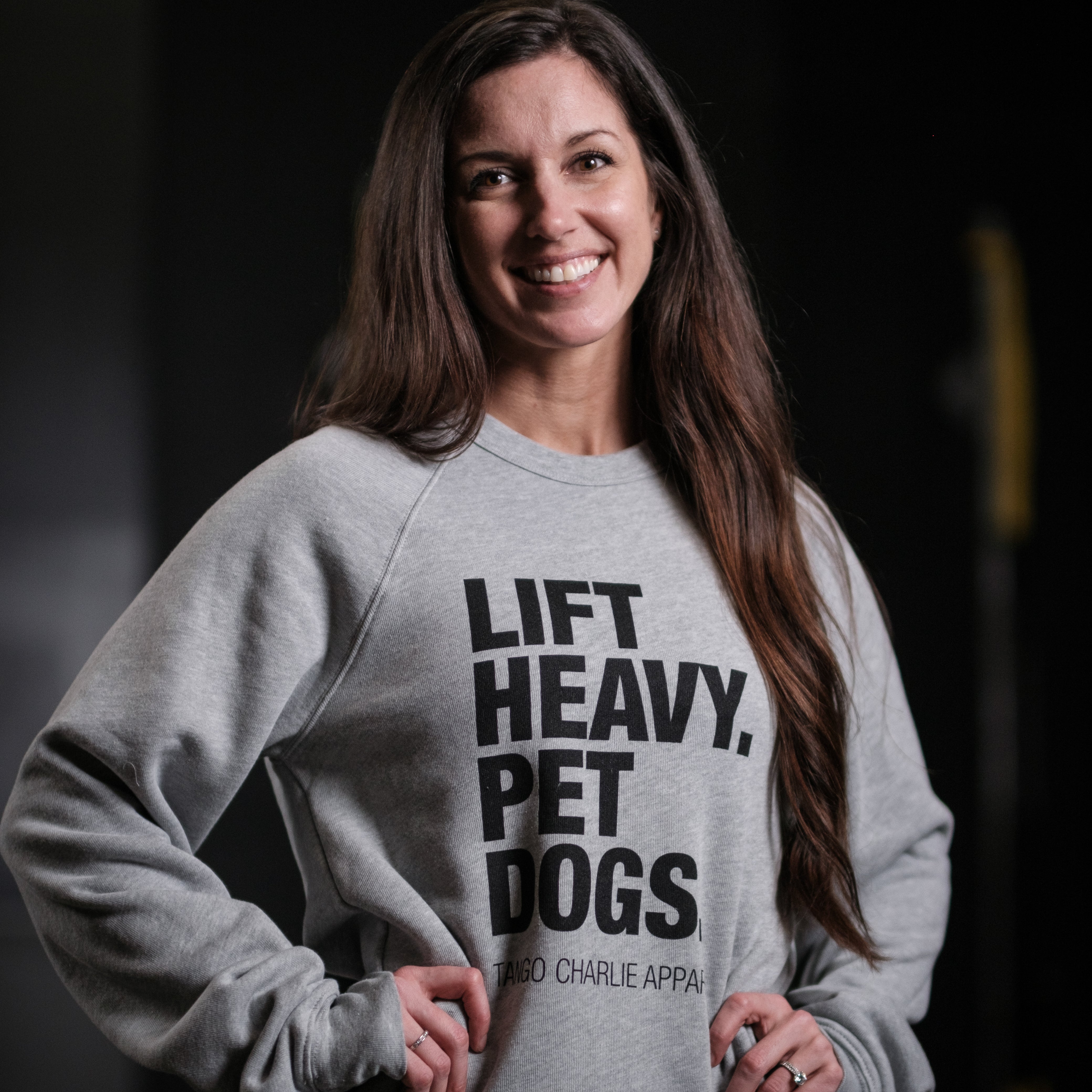 Lift Heavy. Pet Dogs. - Crewneck