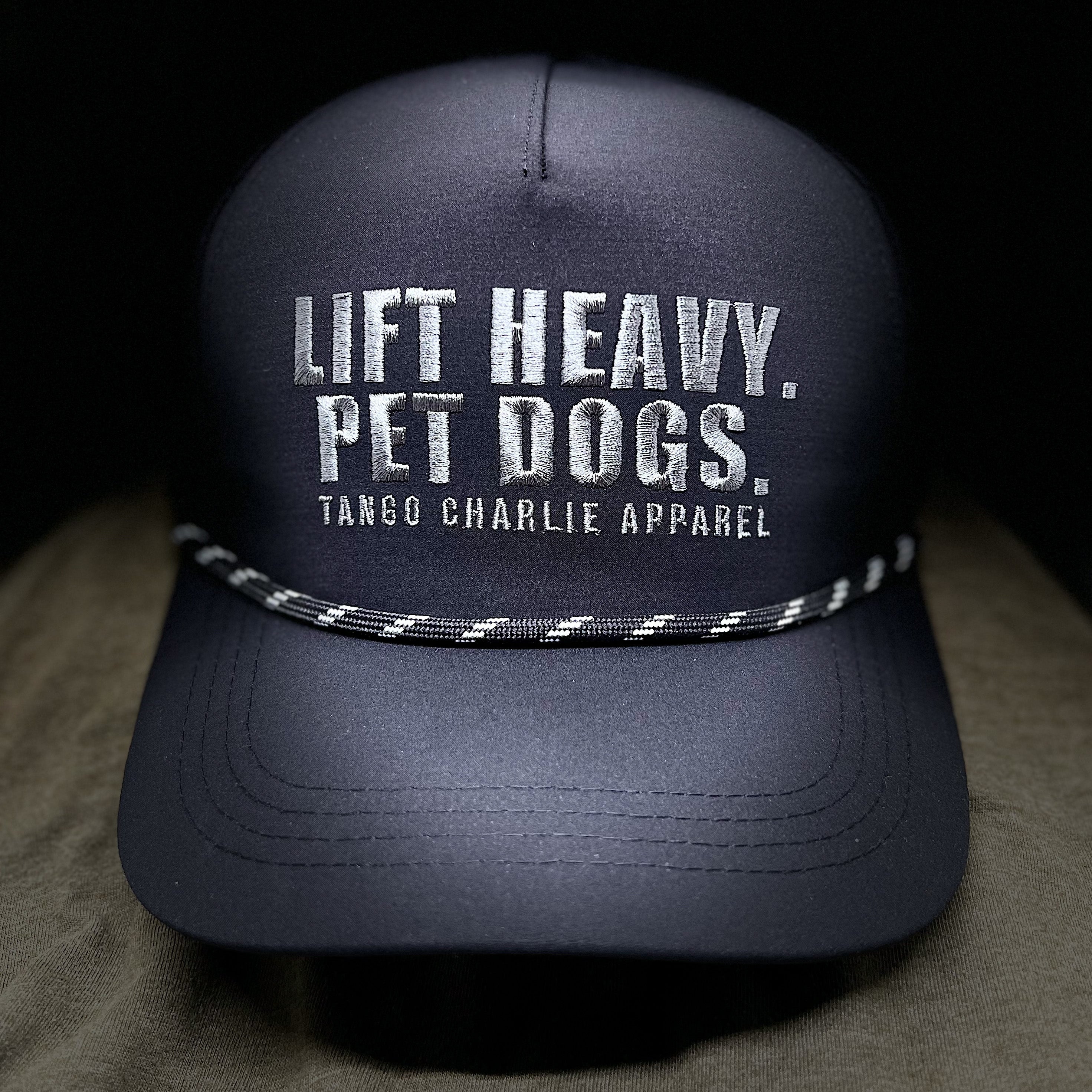 Lift Heavy. Pet Dogs. - Snapback Hat