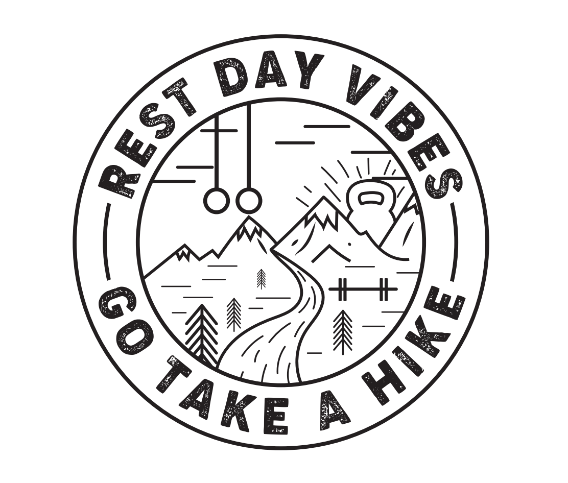"Rest Day Vibes" - Sticker