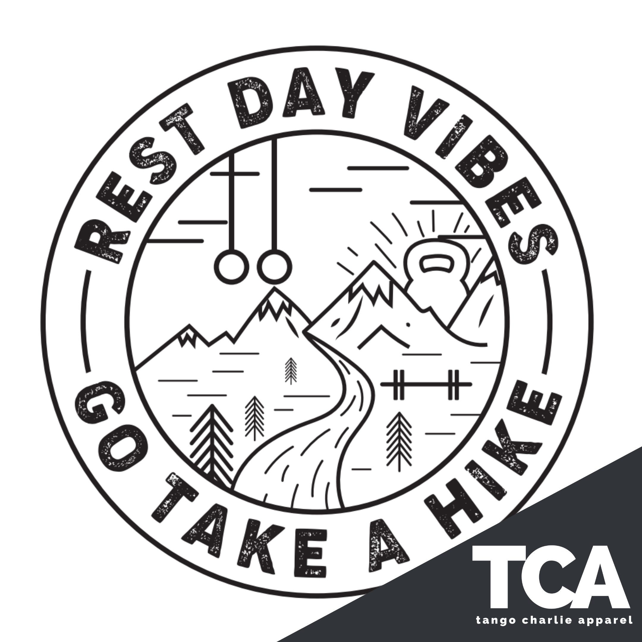 "Rest Day Vibes" - Sticker