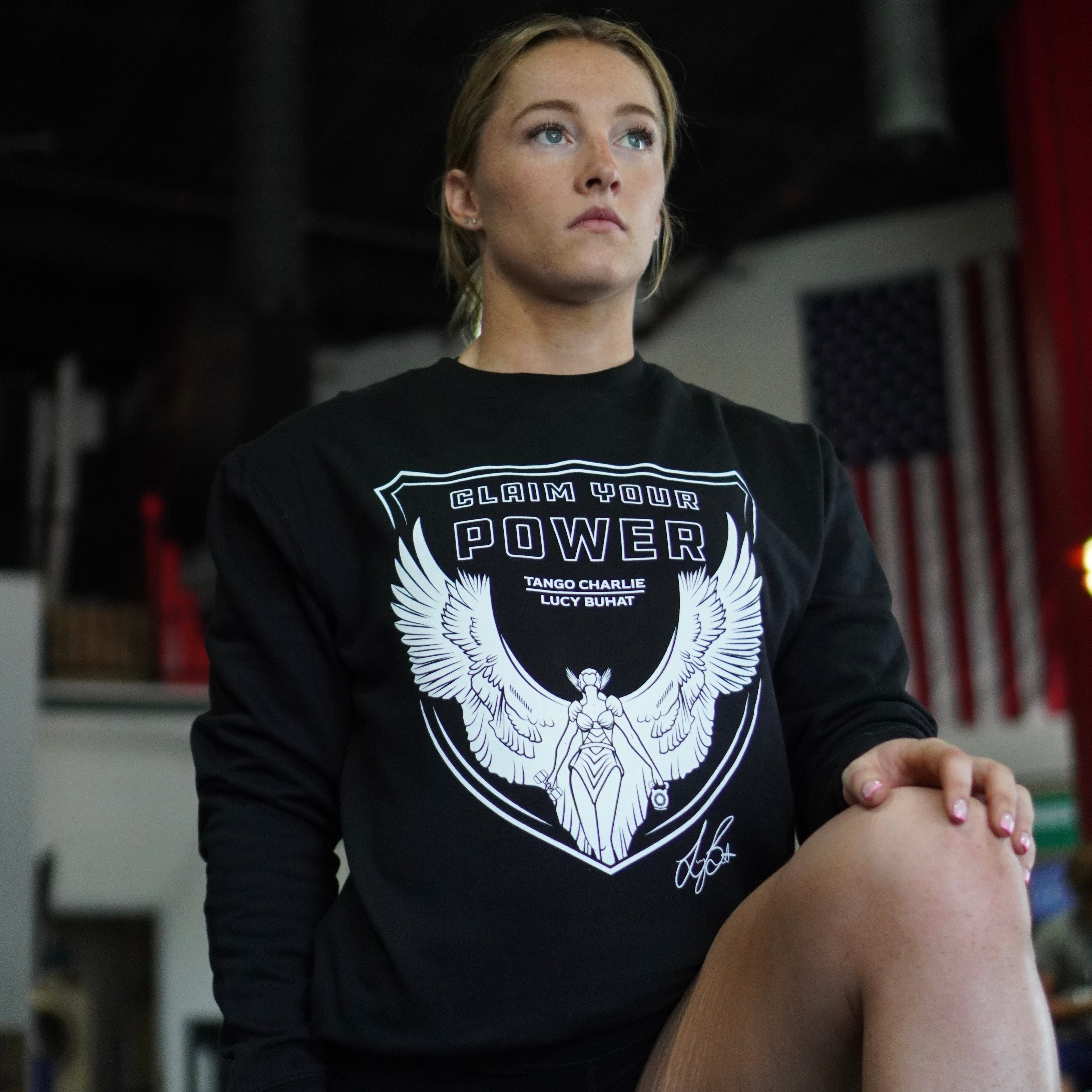 Lucy Buhat "Claim Your Power" - Unisex Crewneck